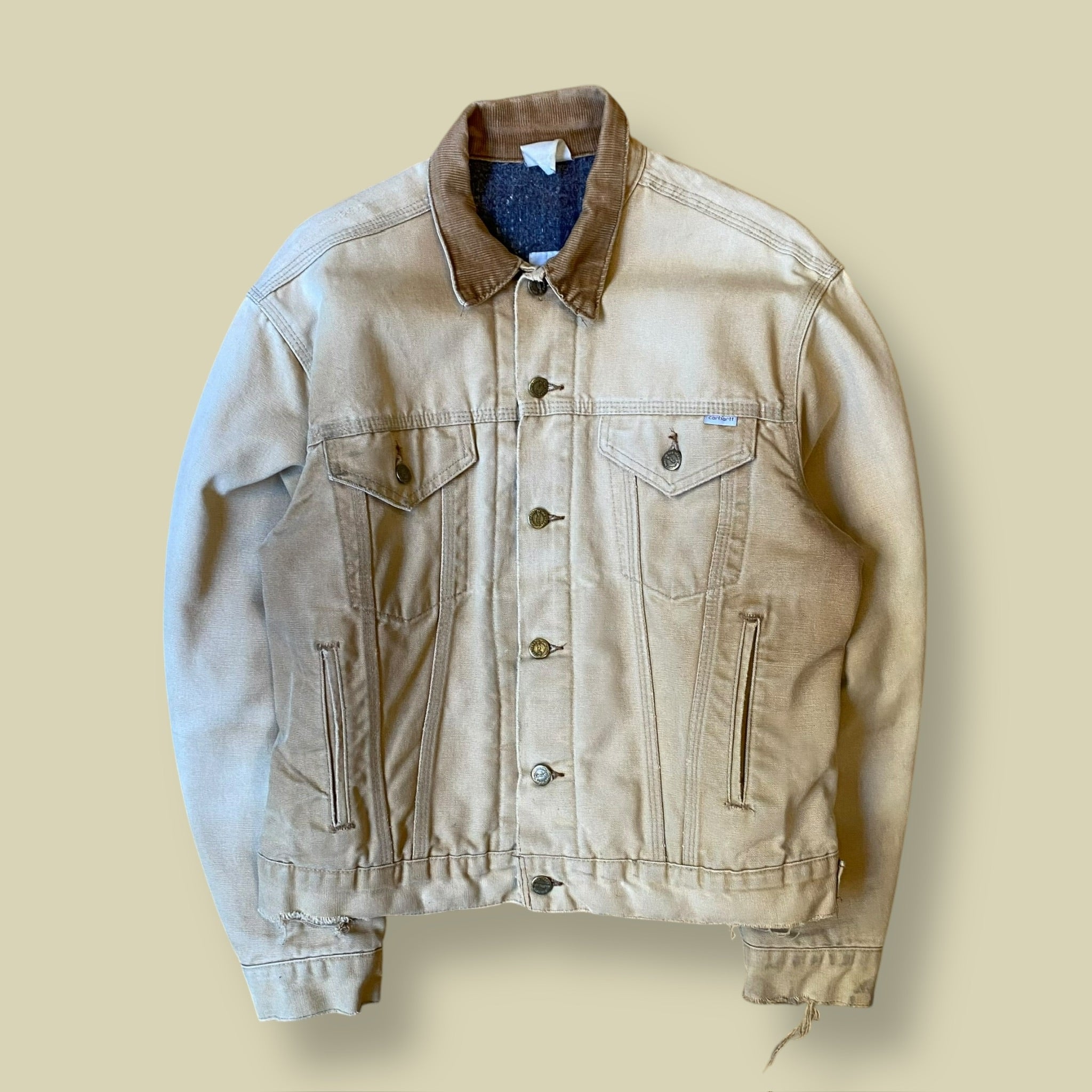 GIACCA TRUCKER BEIGE - M