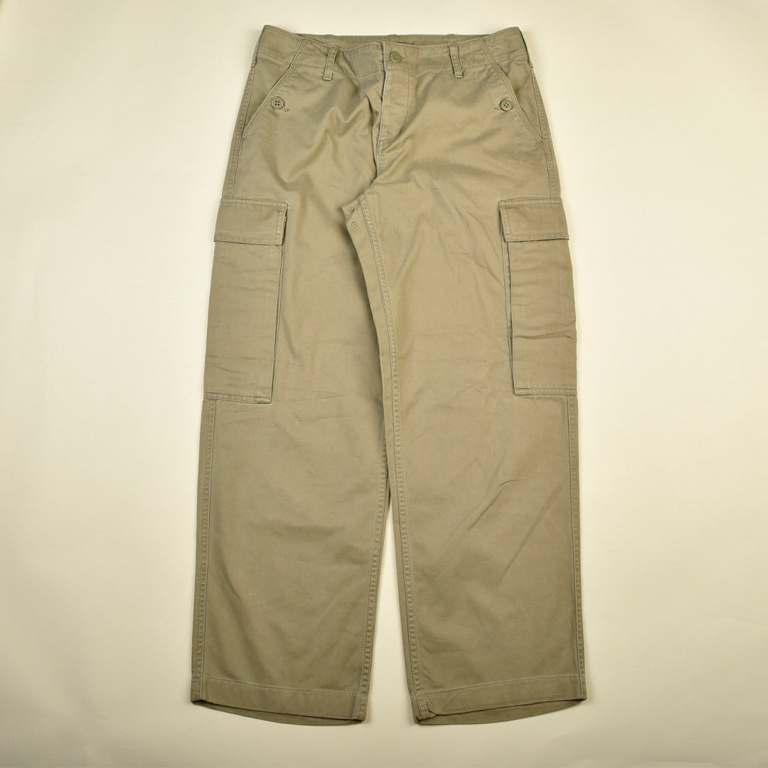 PANTALONI CHINO CARGO VERDI - 30