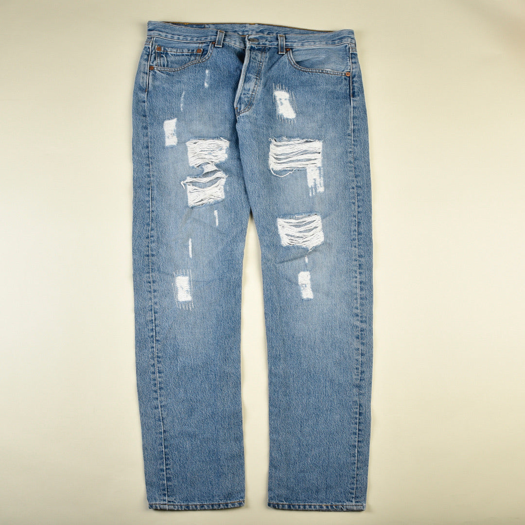 JEANS 501 DISTRESSED - 32x36