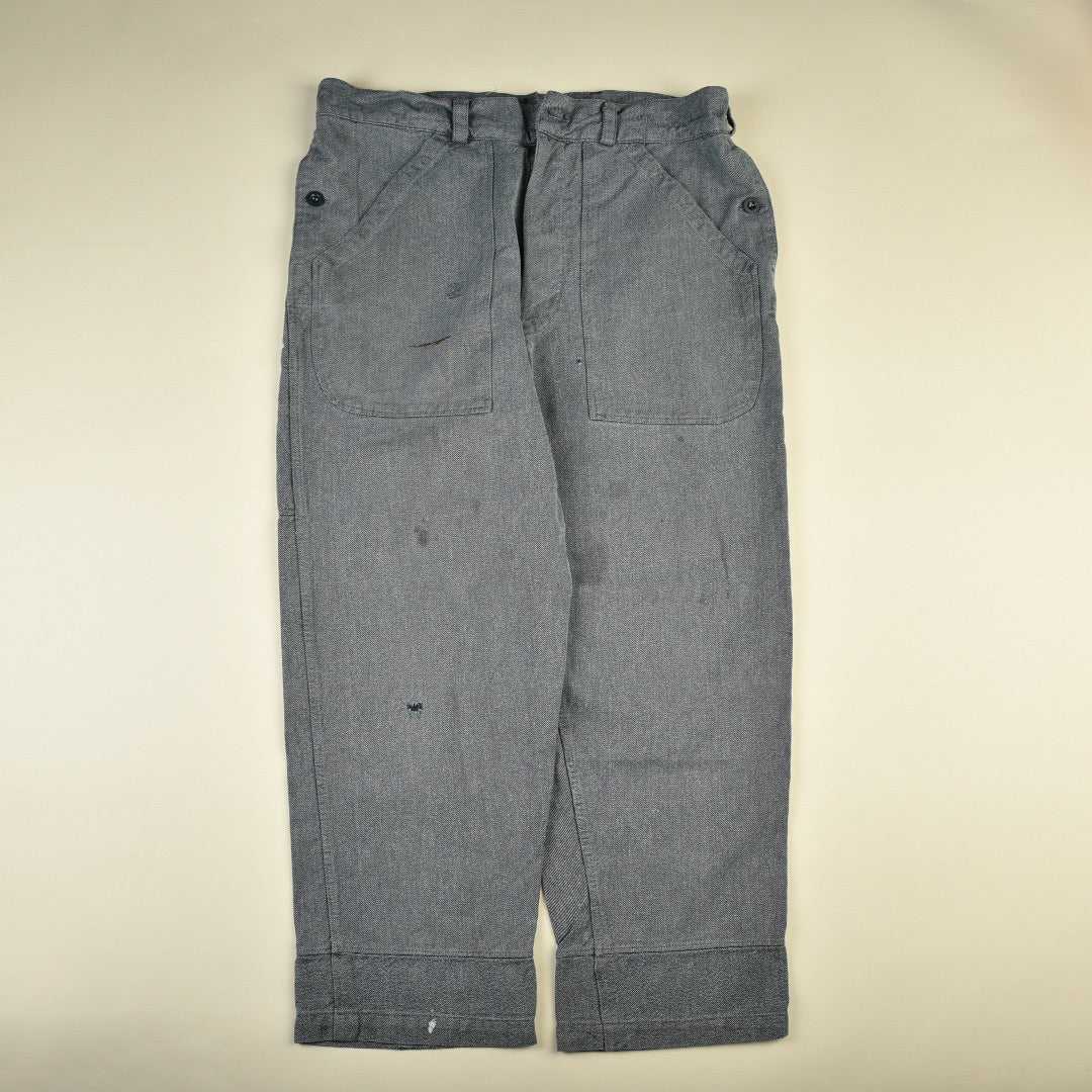 PANTALONI COTTON SANFORIZED GRIGIO - M/L