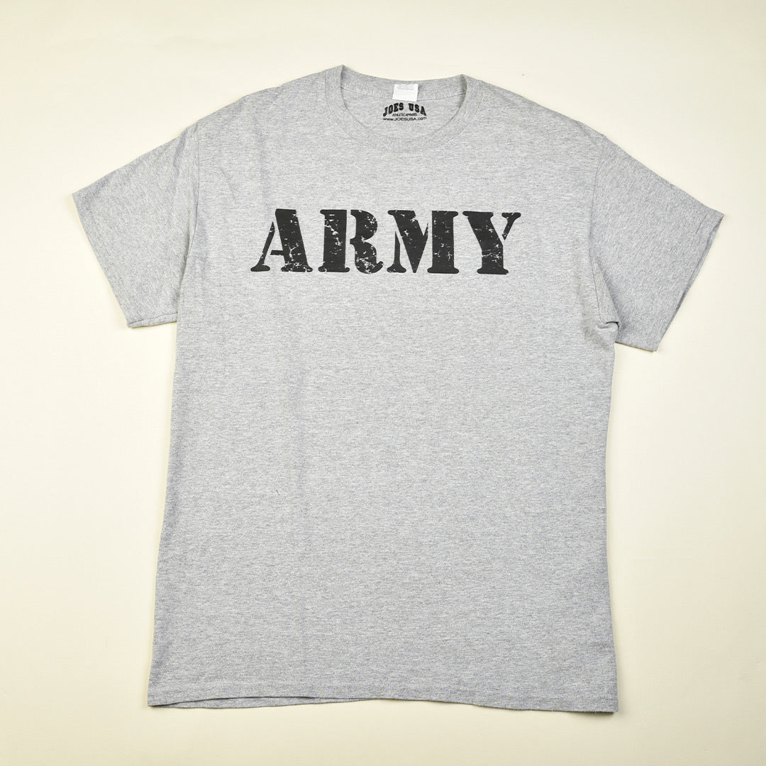 T-SHIRT ARMY GRIGIA - L