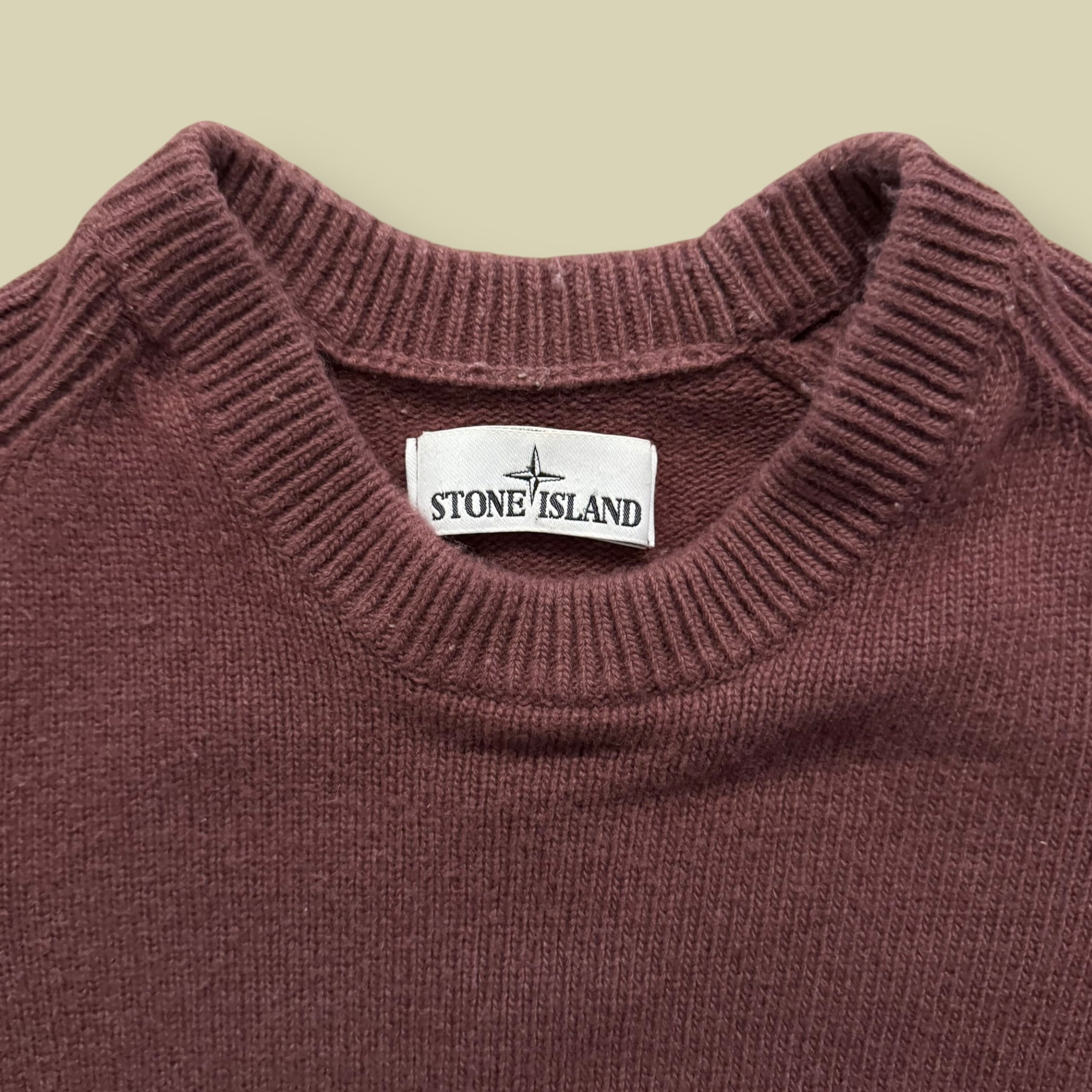 MAGLIONE GIROCOLLO BORDEAUX - M