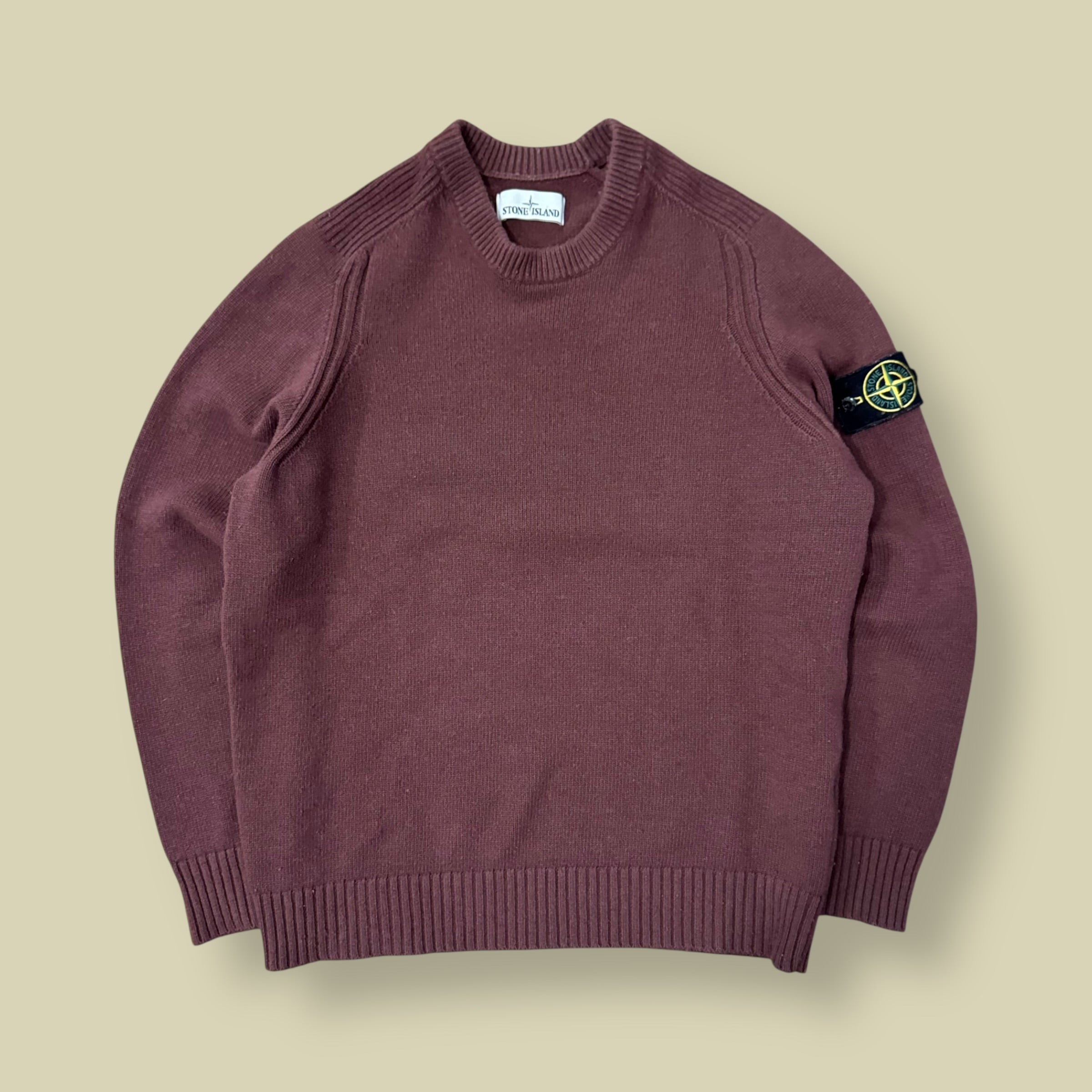 MAGLIONE GIROCOLLO BORDEAUX - M