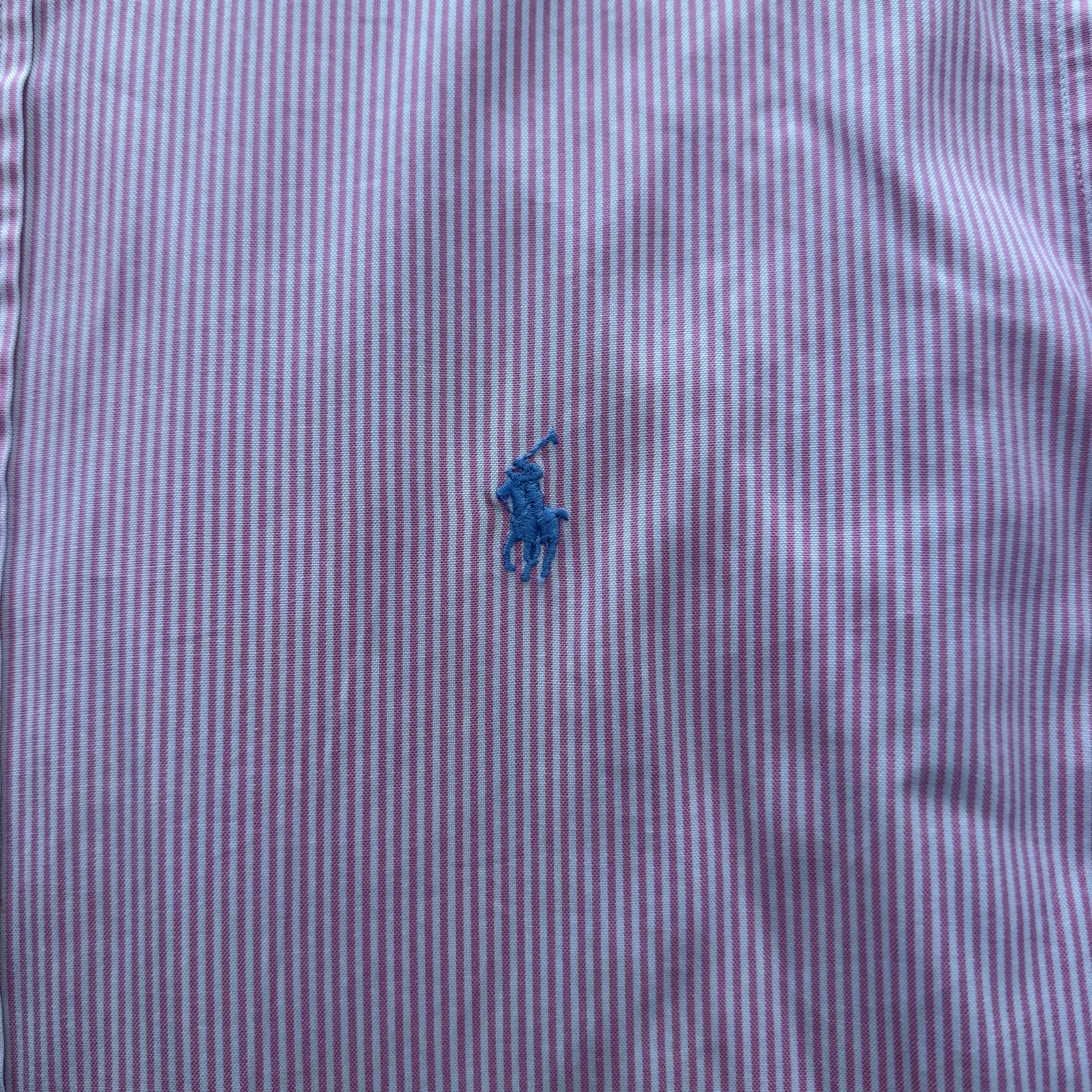 CAMICIA ROSA A RIGHE - L/XL