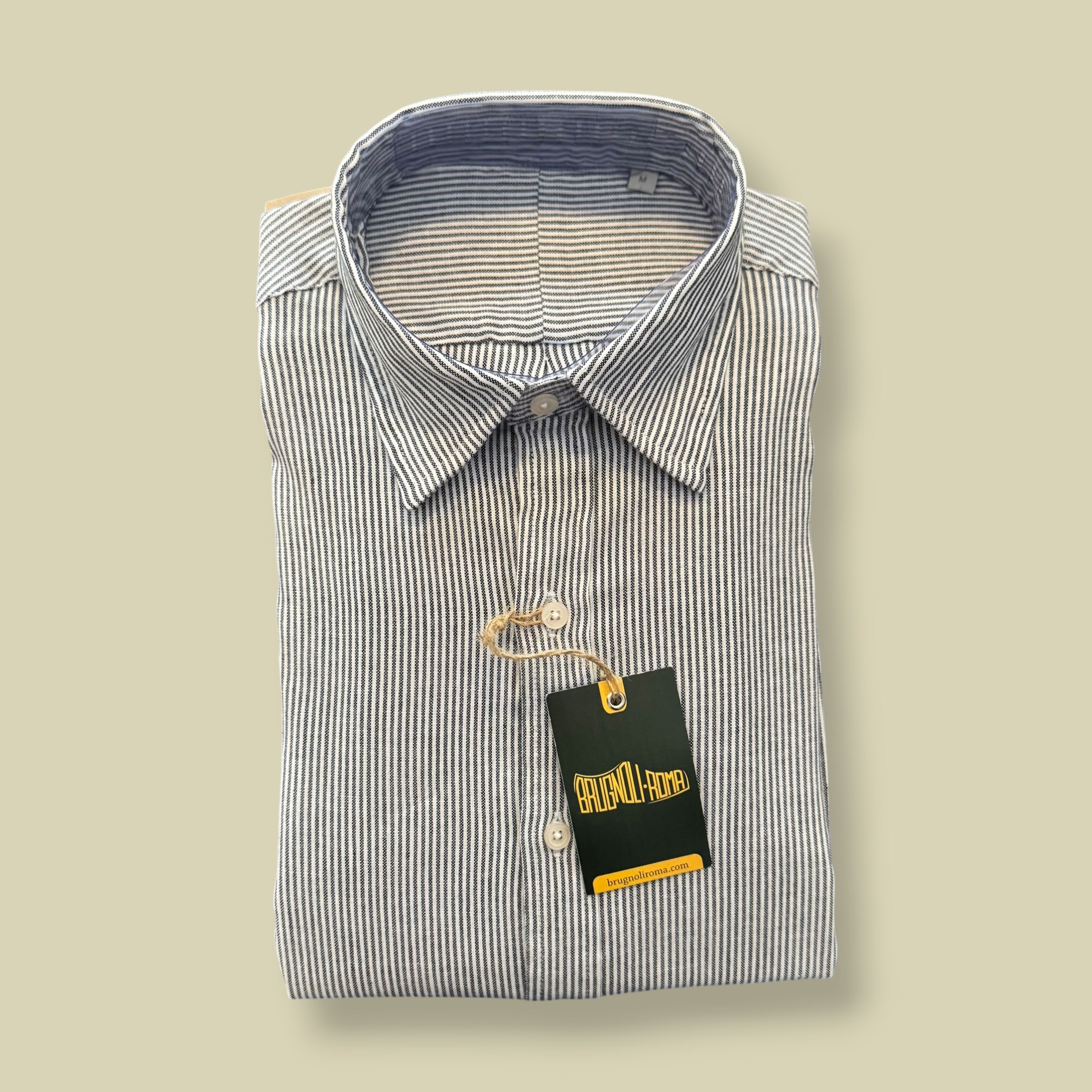 CAMICIA A RIGHE BLU (BRAND NEW)