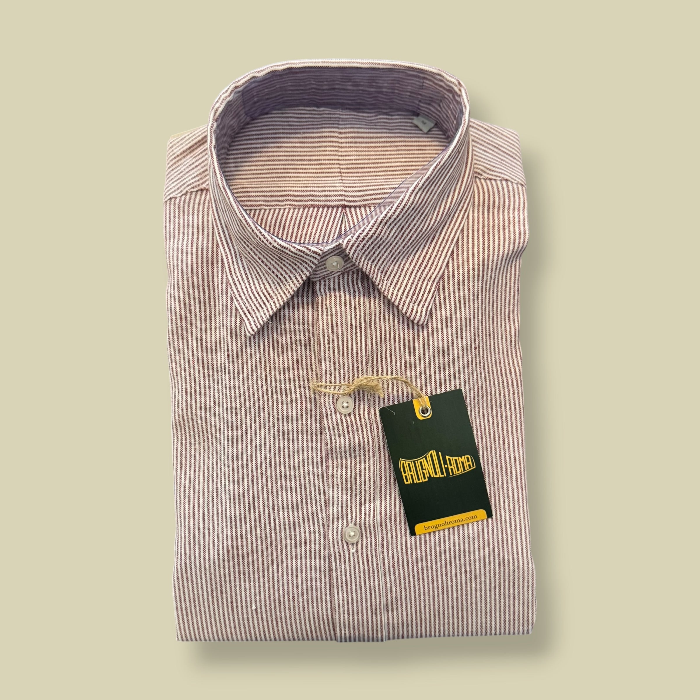 CAMICIA A RIGHE ROSSA (BRAND NEW)