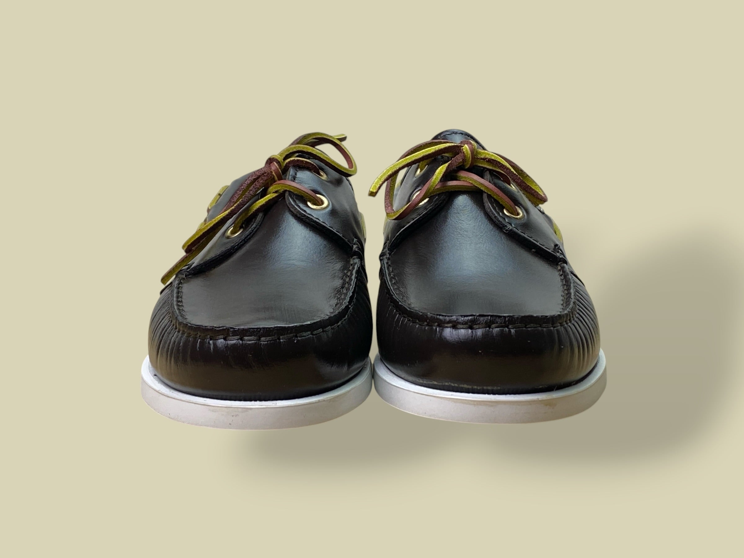 MARINAIO DARK BROWN CALF WHITE SOLE