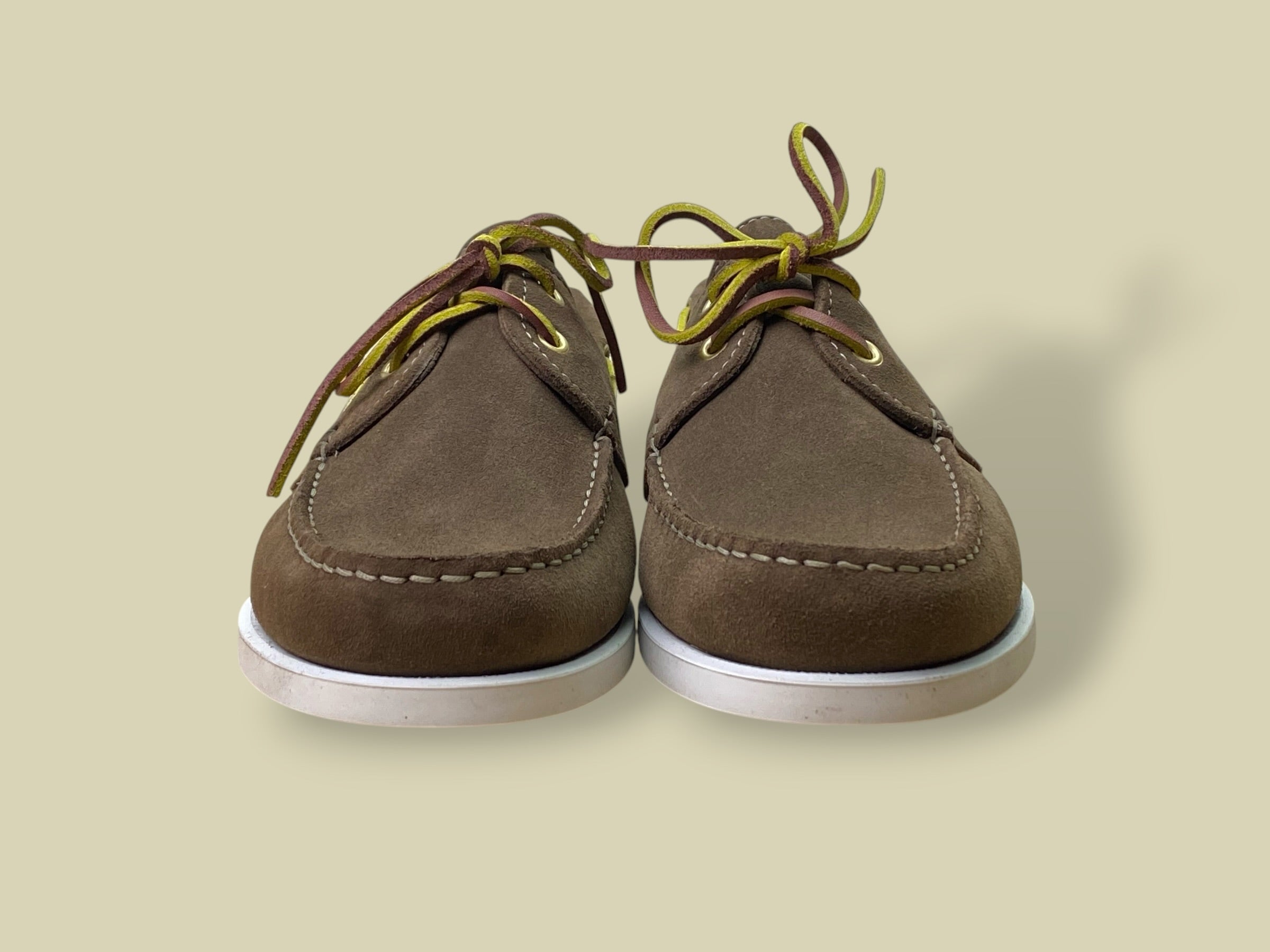 MARINAIO TAUPE SUEDE WHITE SOLE
