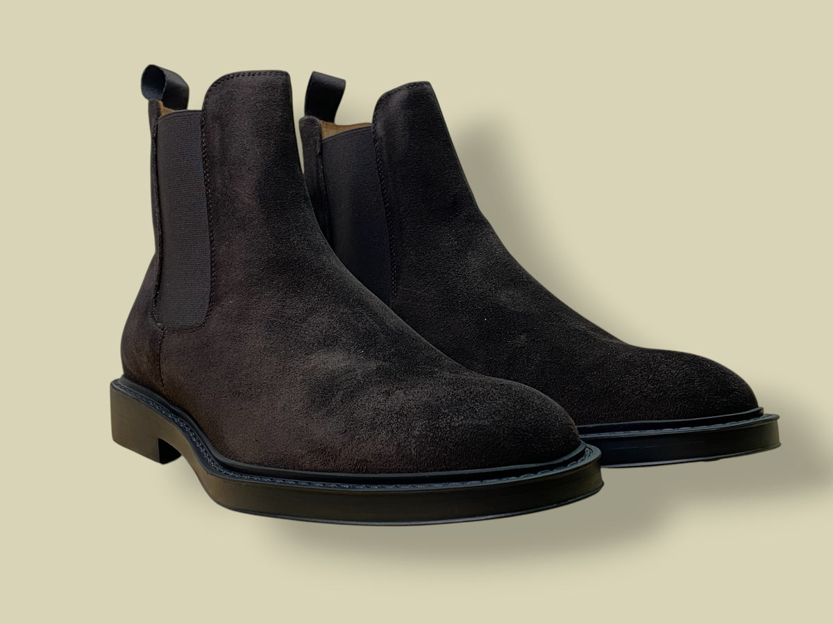 BEATLES DARK BROWN SUEDE