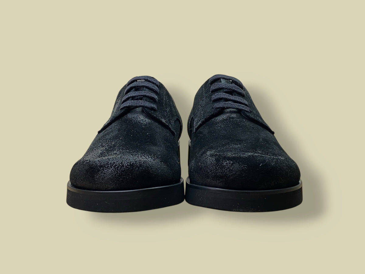 VIAGGIATORE BLACK OILED SUEDE