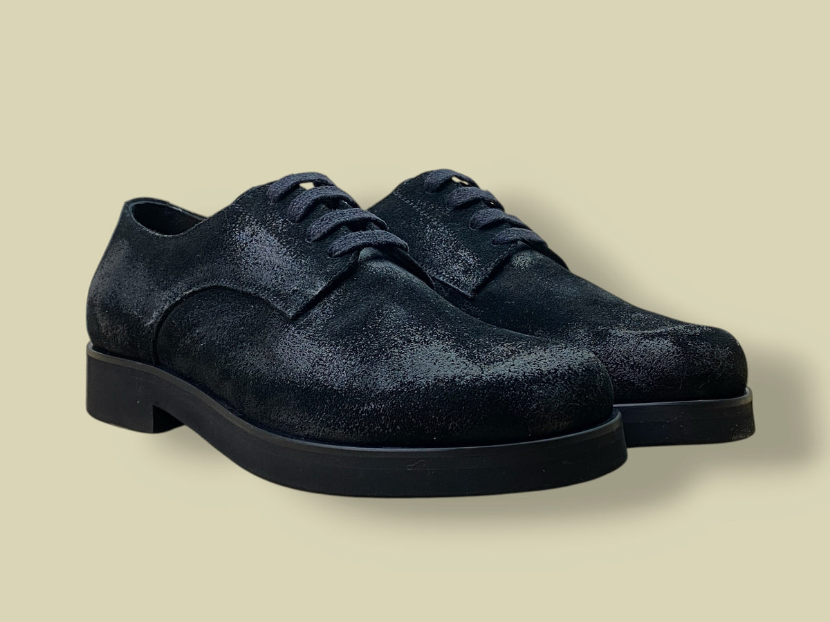 VIAGGIATORE BLACK OILED SUEDE