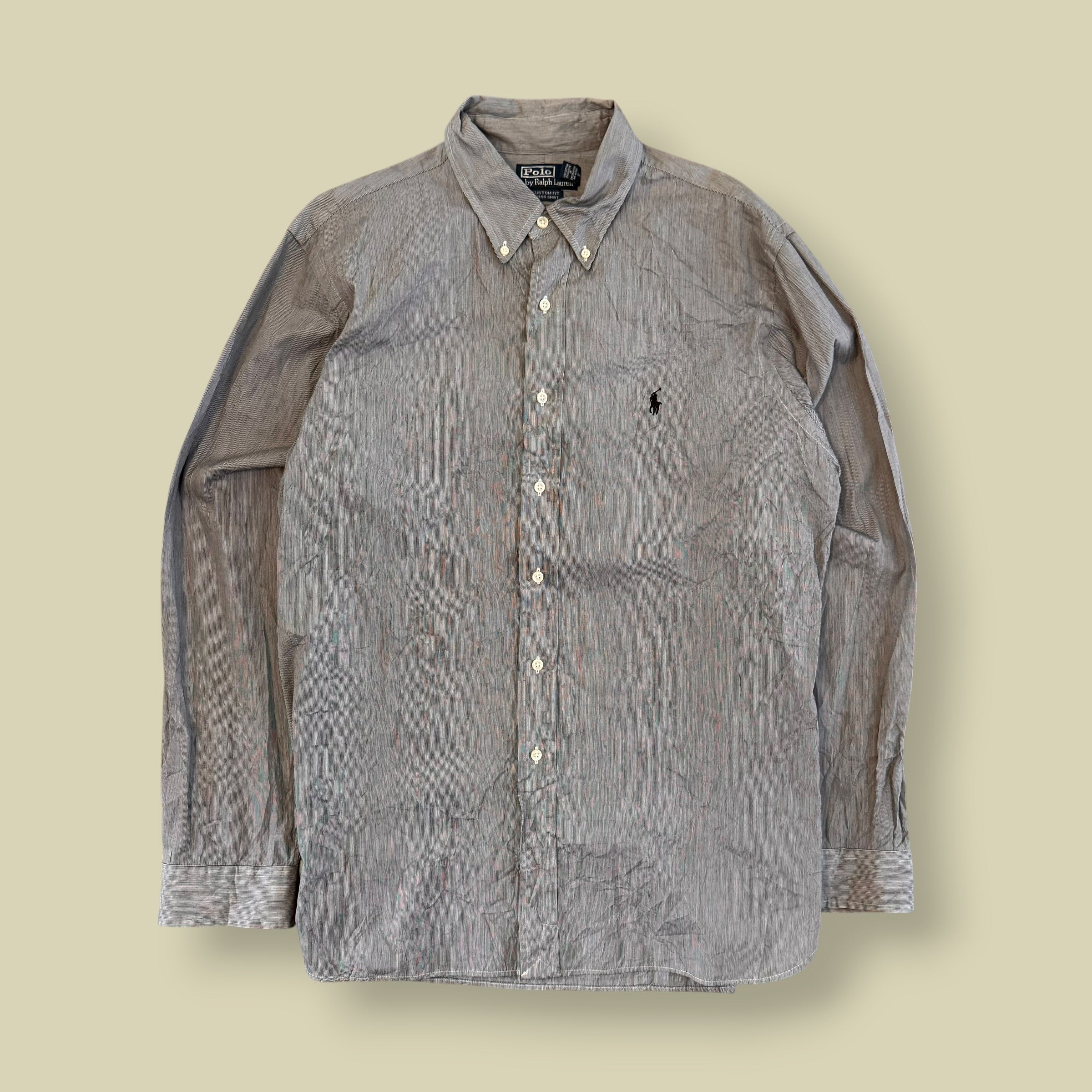 CAMICIA A RIGHE BLU - L