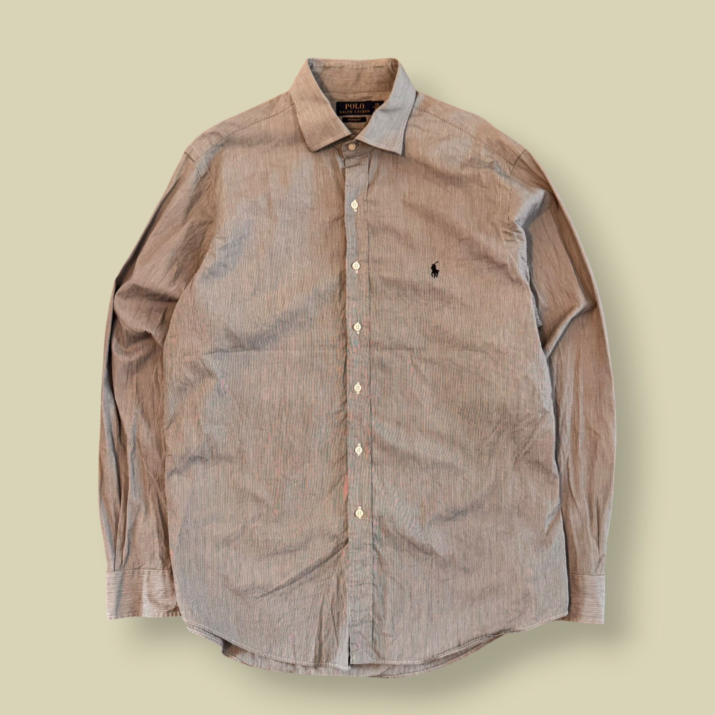 CAMICIA A RIGHE BLU - L