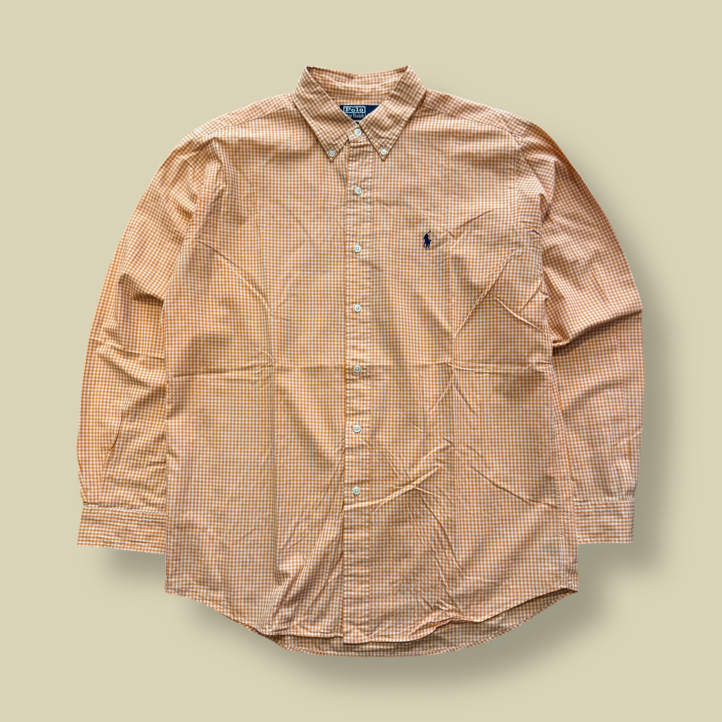 CAMICIA ELLINGTON CHECKERED ARANCIONE - L