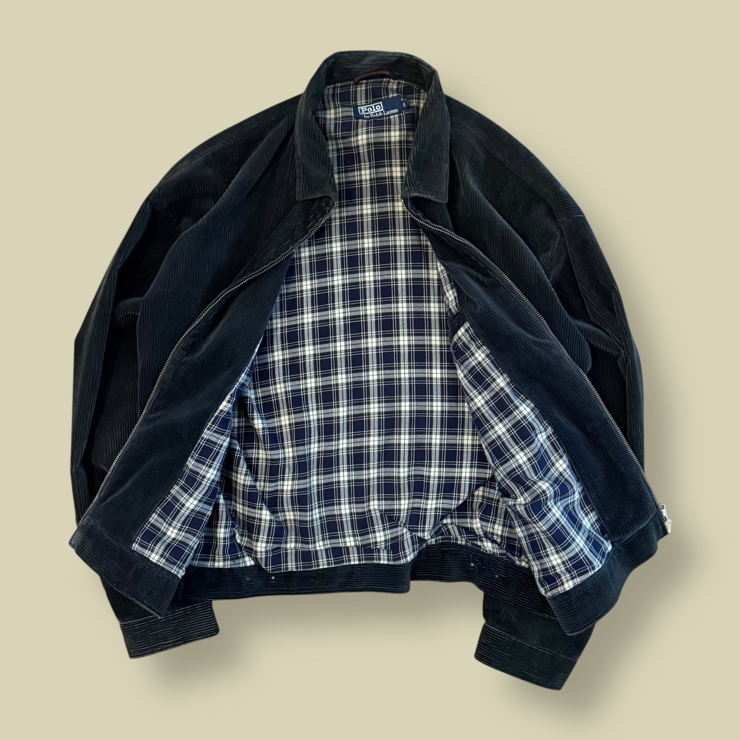 GIACCA HARRINGTON A COSTE VERDE - L