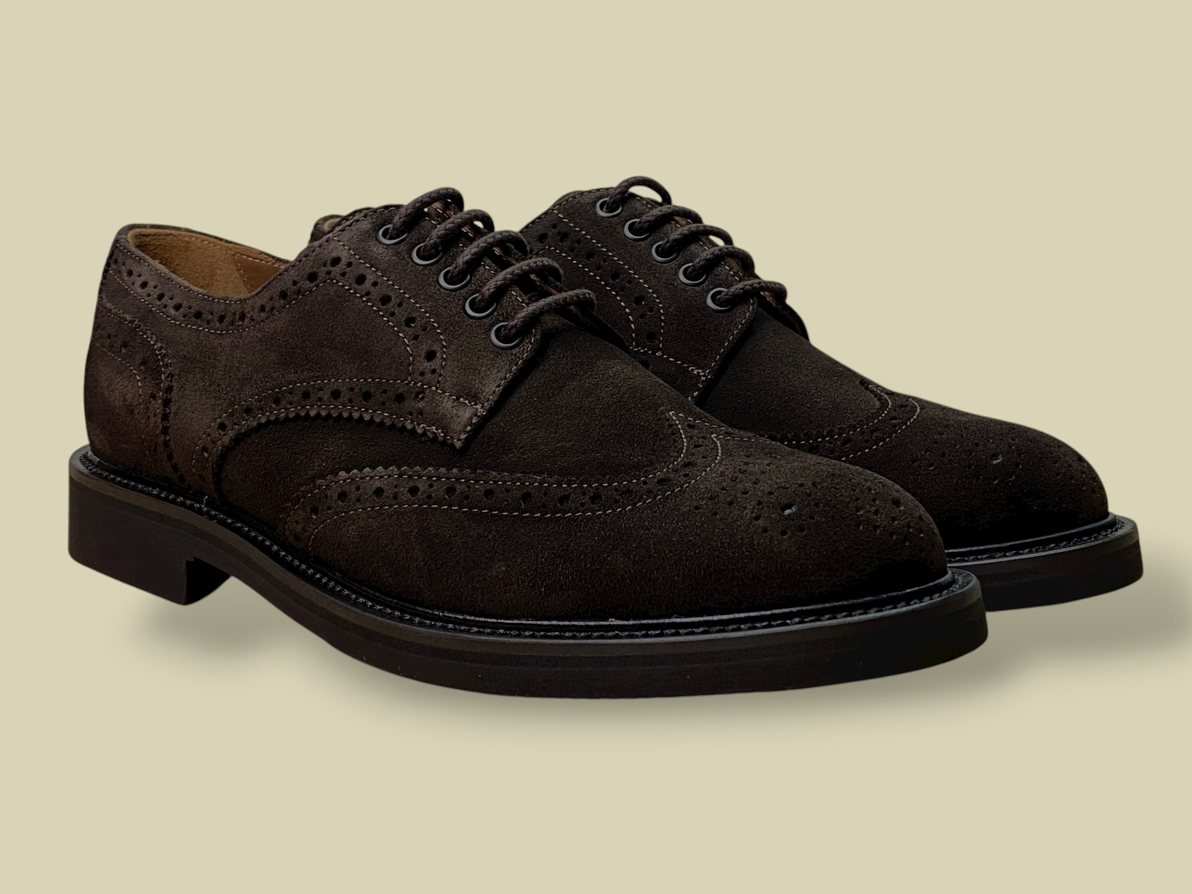 ALFRED DARK BROWN SUEDE