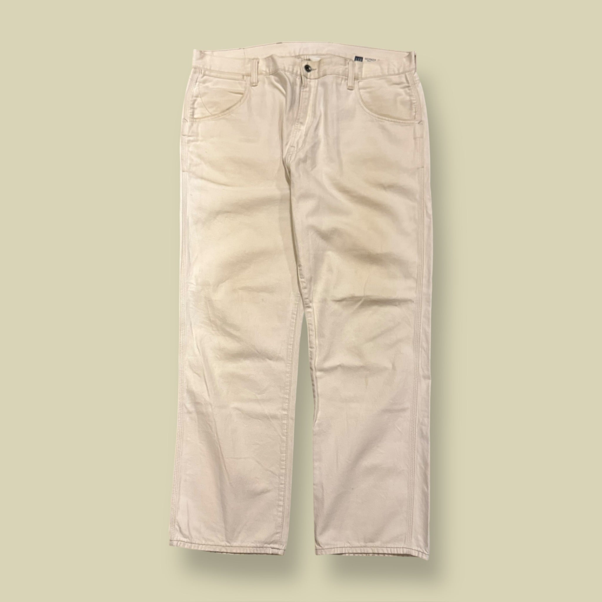 PANTALONI WORKWEAR BIANCO - 38X32