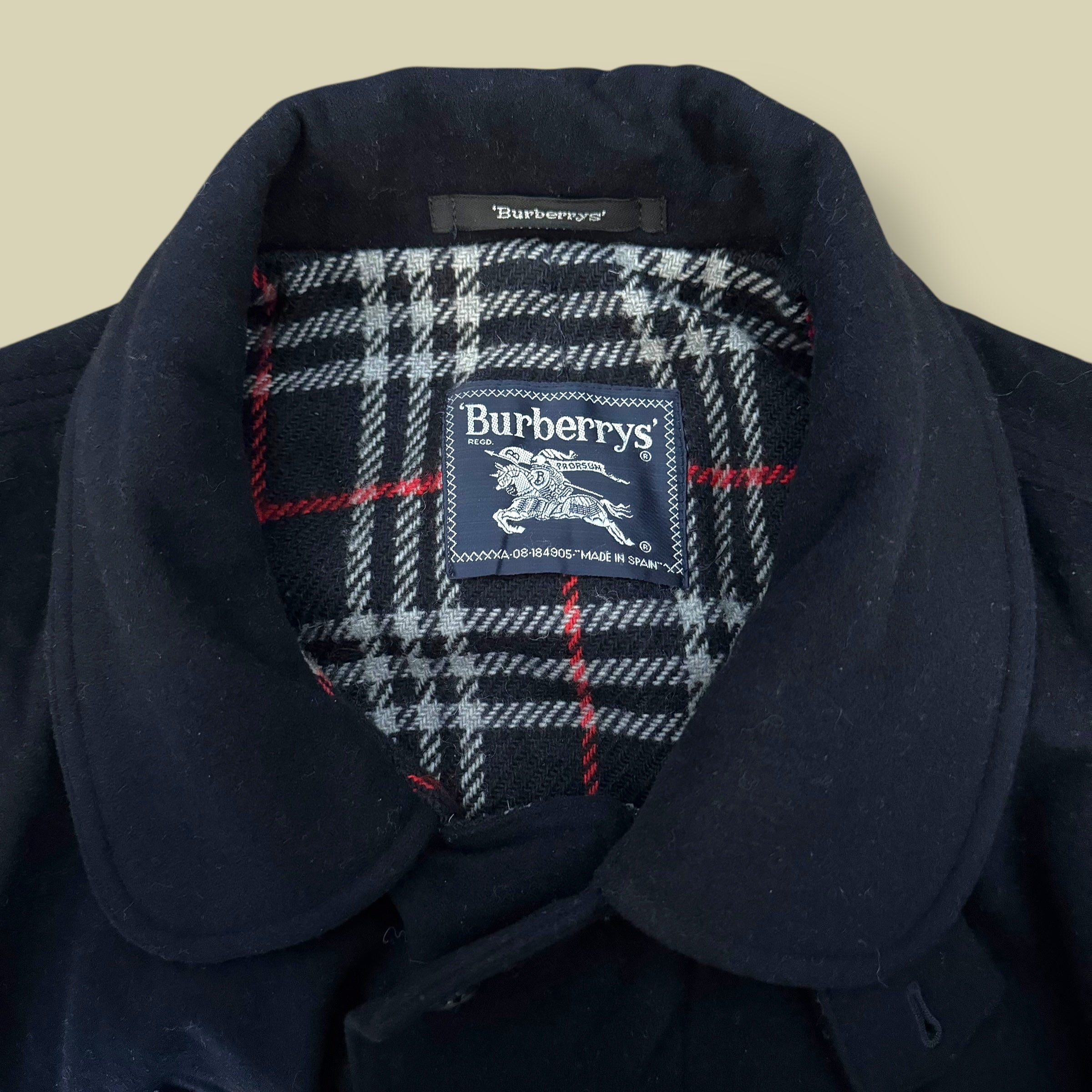 CAPPOTTO IN LANA BLU - L