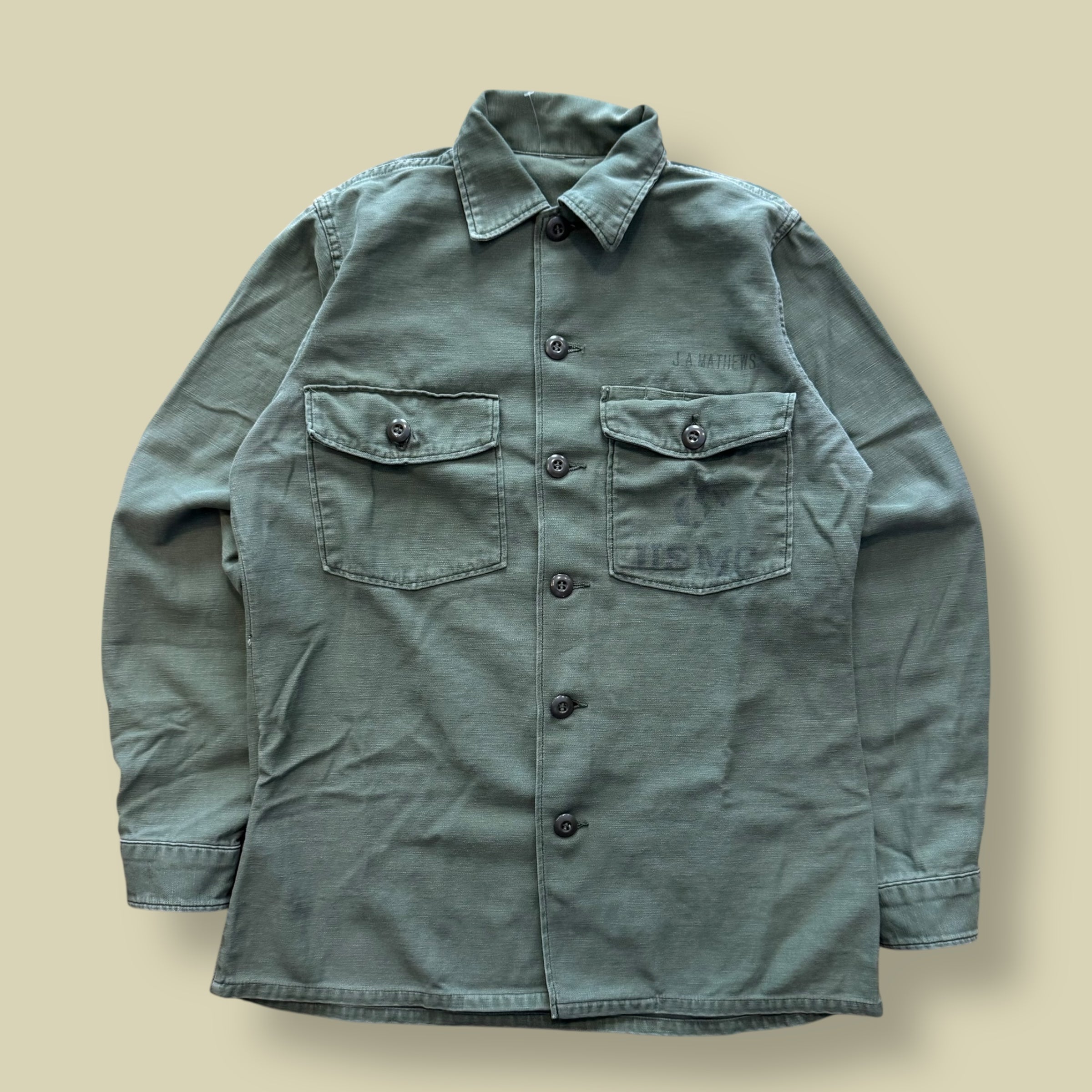CAMICIA MILITARE OG 107 USMC VERDE - XS/S