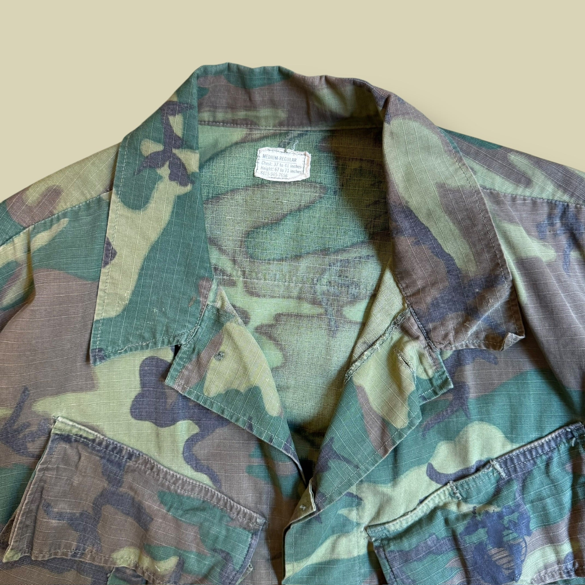 FIELD USMC JUNGLE JACKET ERDL VERDE  - M