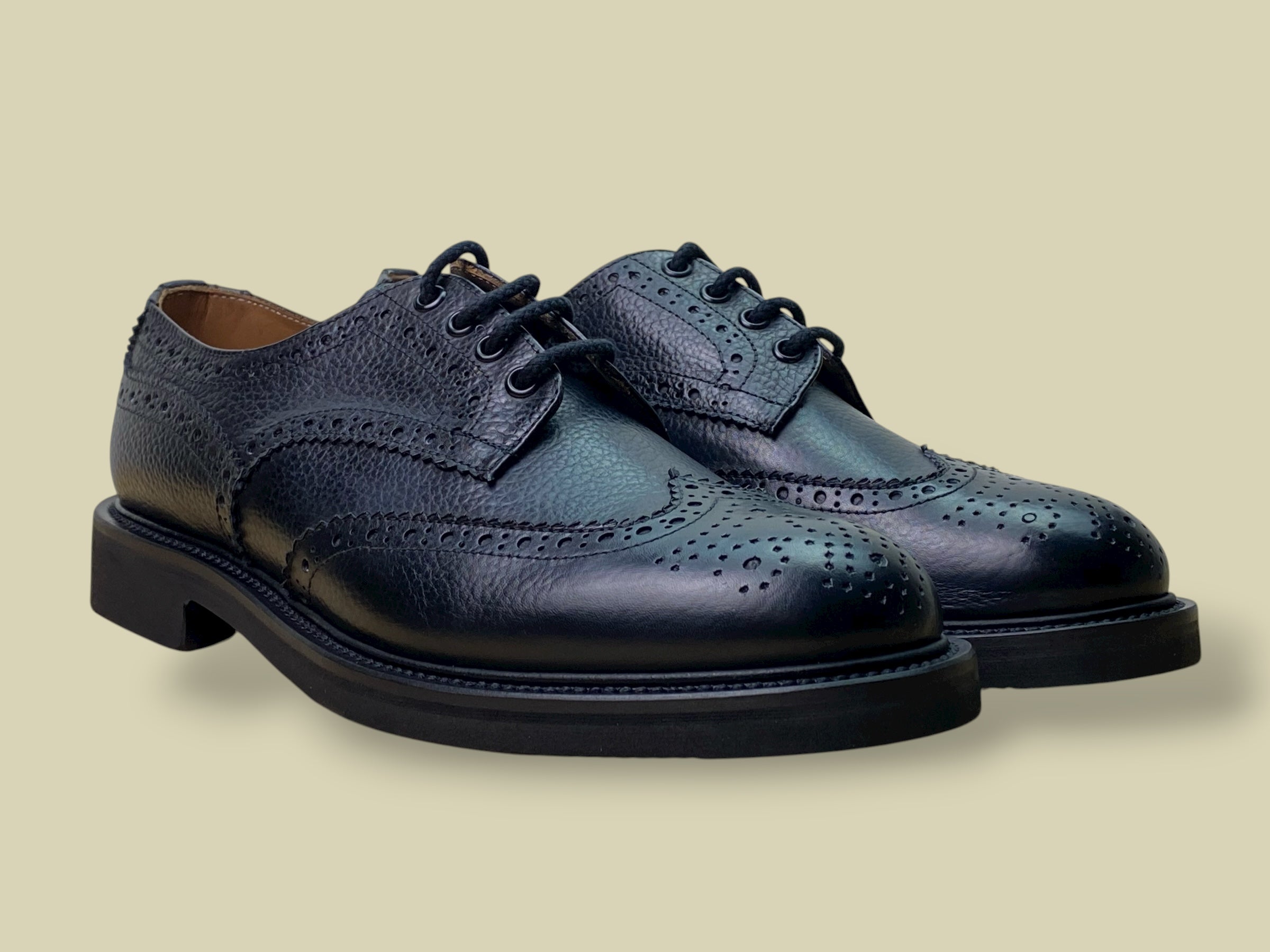 ALFRED BLACK GRAIN CALF