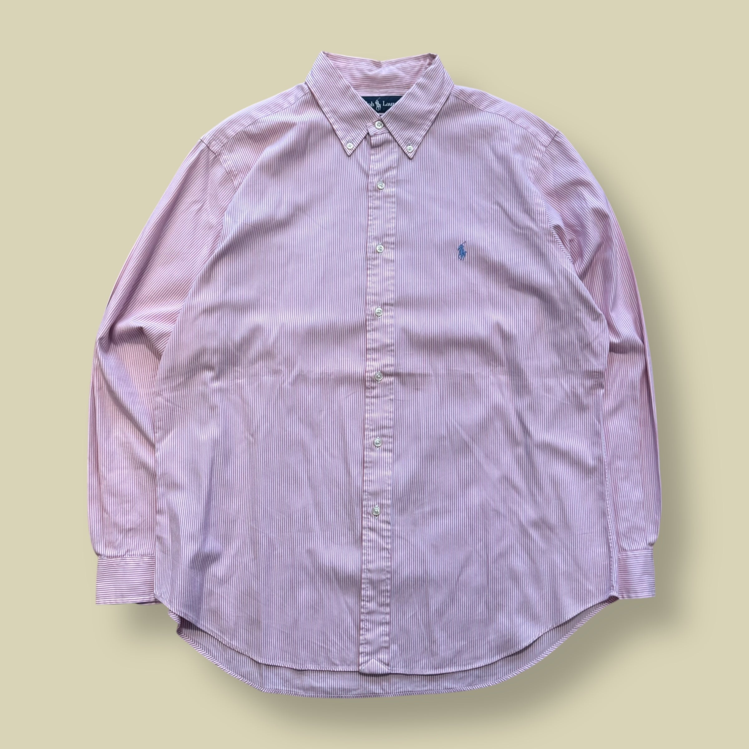 CAMICIA ROSA A RIGHE - L/XL