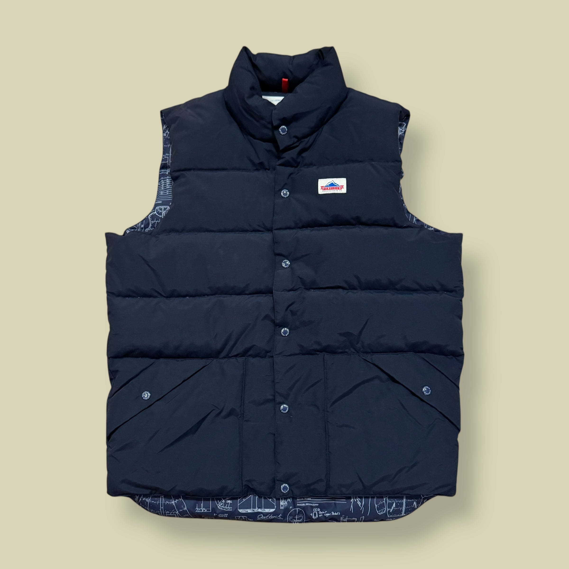GILET OUTBACK PUFFER  BLU - L