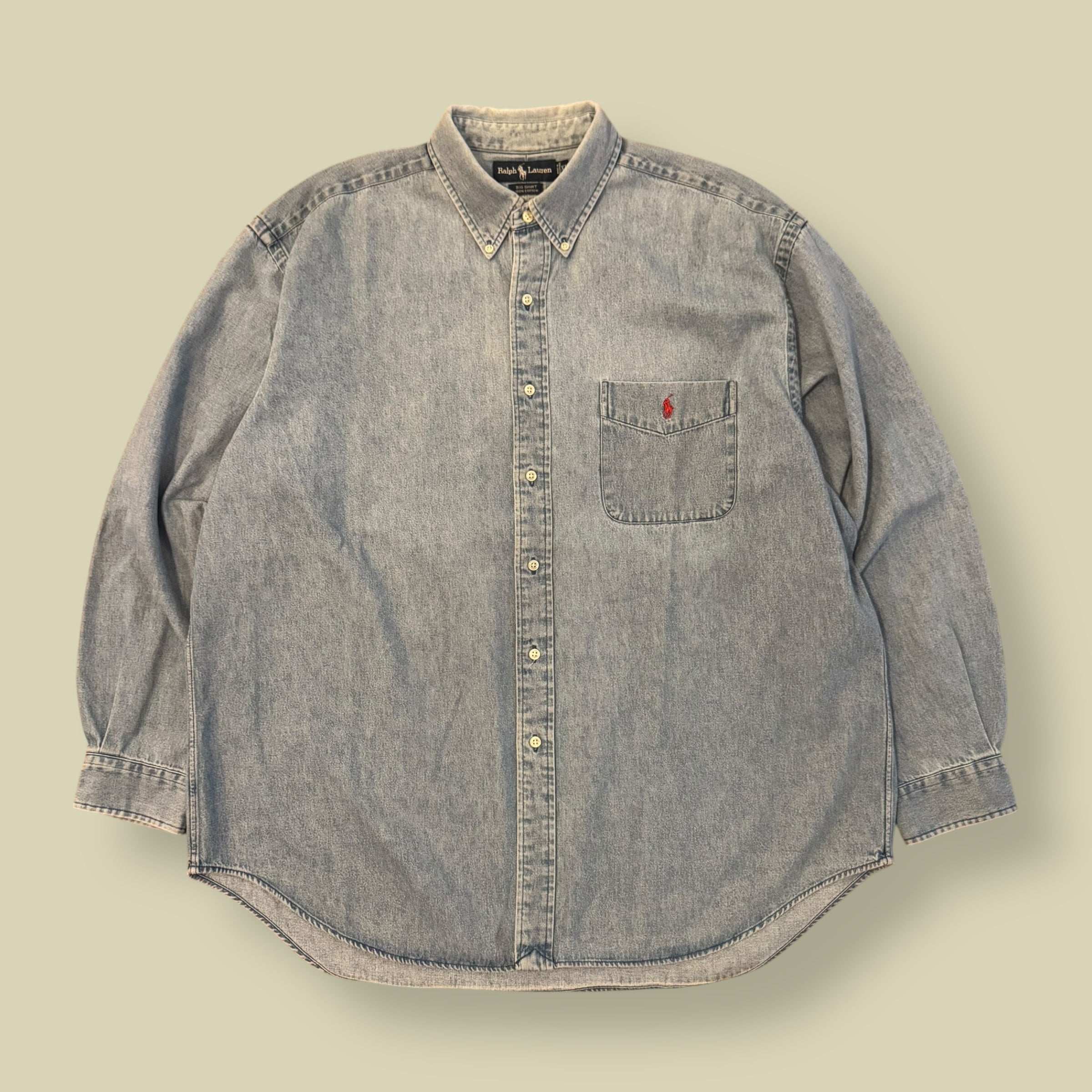 CAMICIA DENIM BLU - XXL