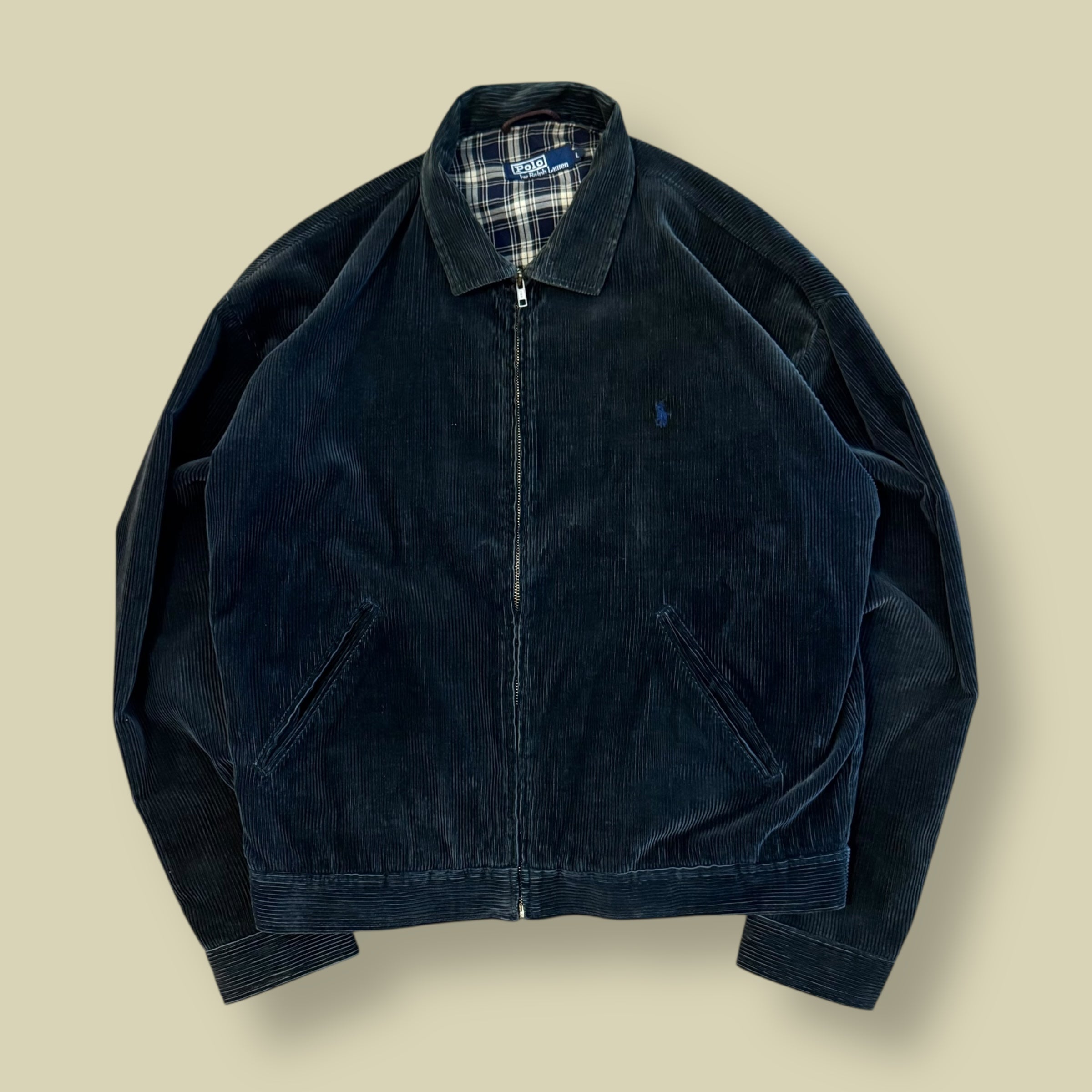 GIACCA HARRINGTON A COSTE VERDE - L