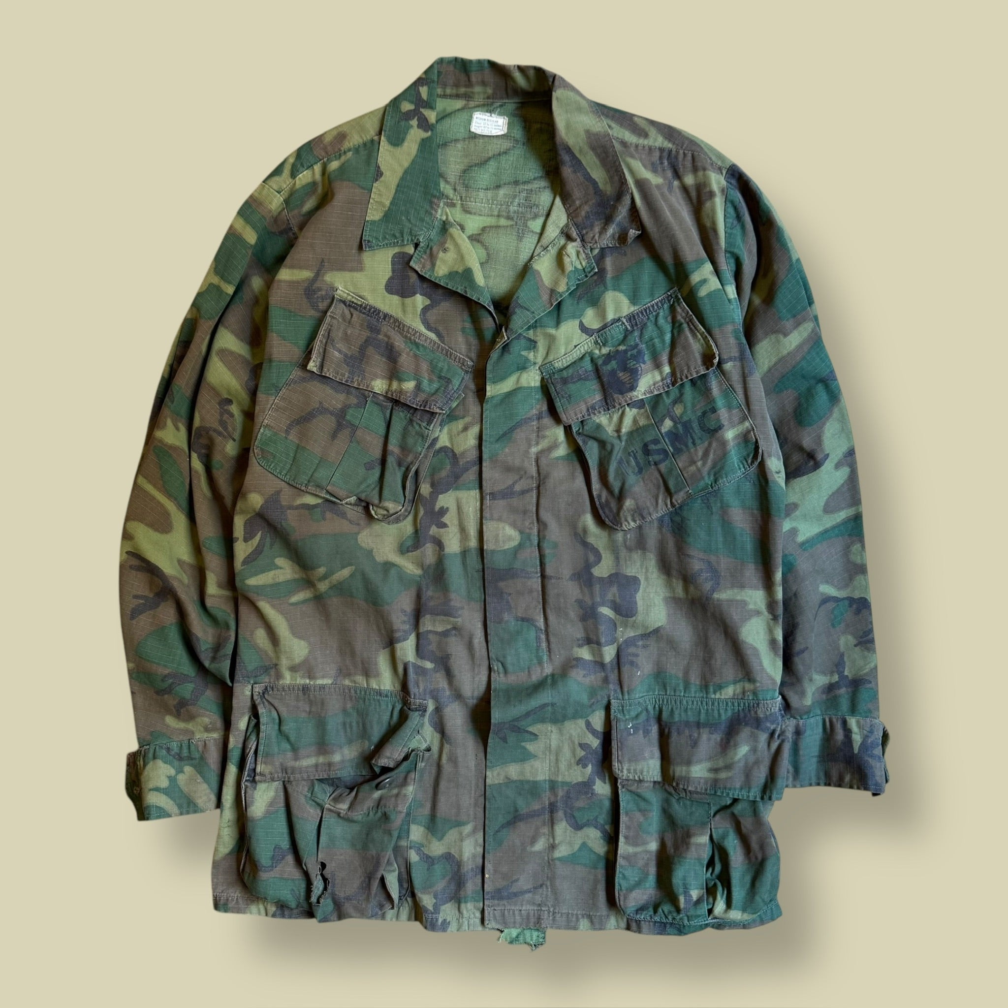 FIELD USMC JUNGLE JACKET ERDL VERDE  - M