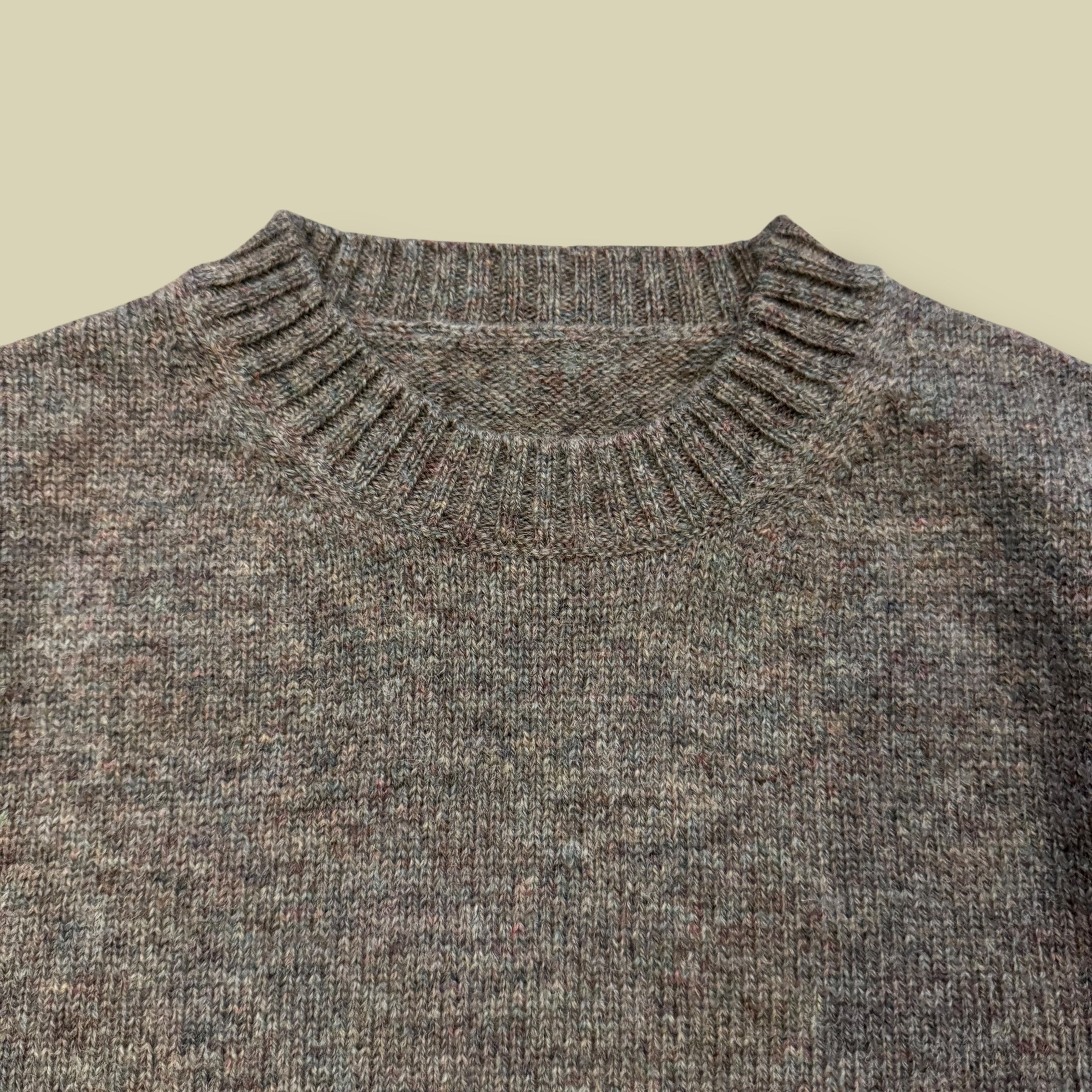 MAGLIONE GIROCOLLO SHETLAND GRIGIO (brand new)