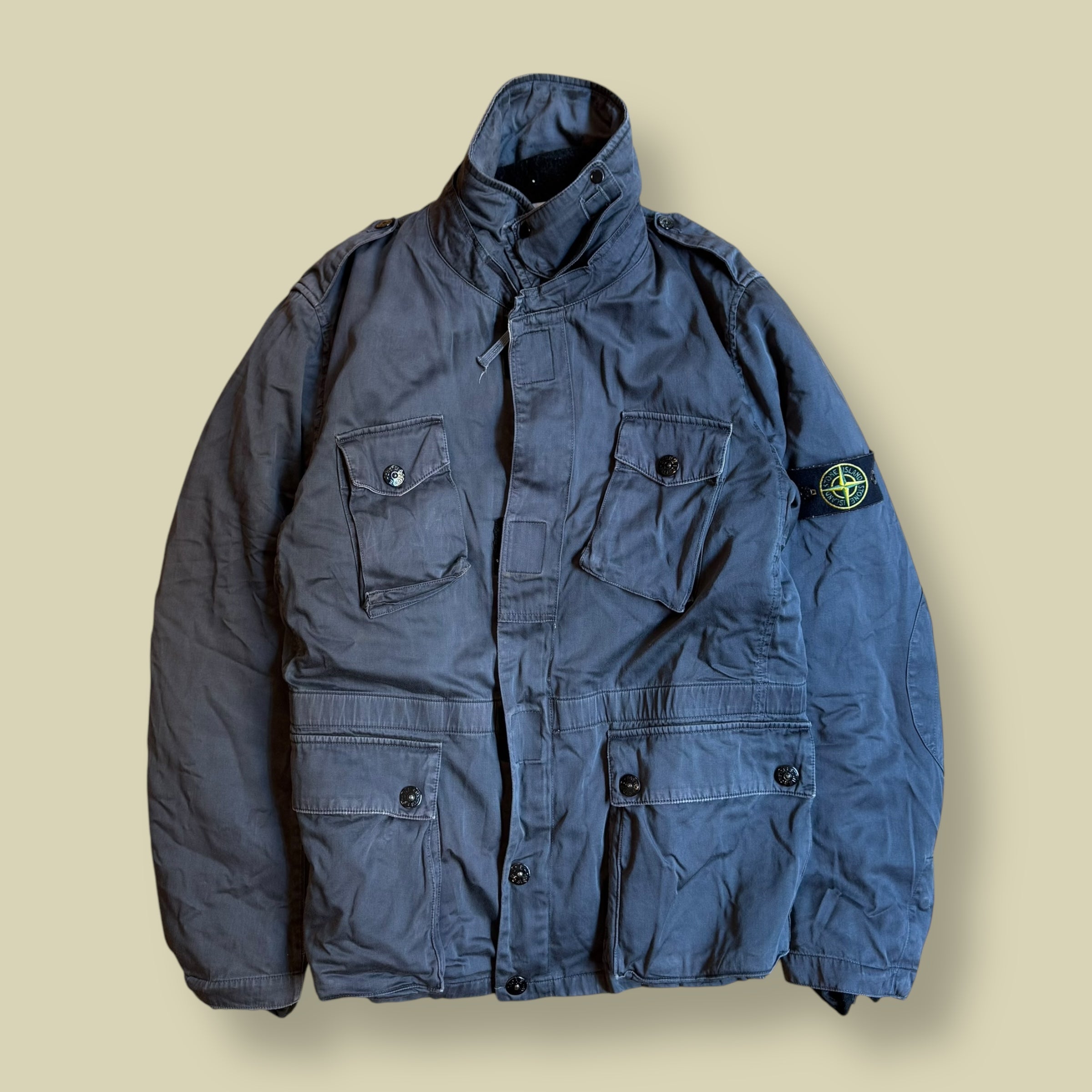 GIACCA WOOL PADDED BLU - XL