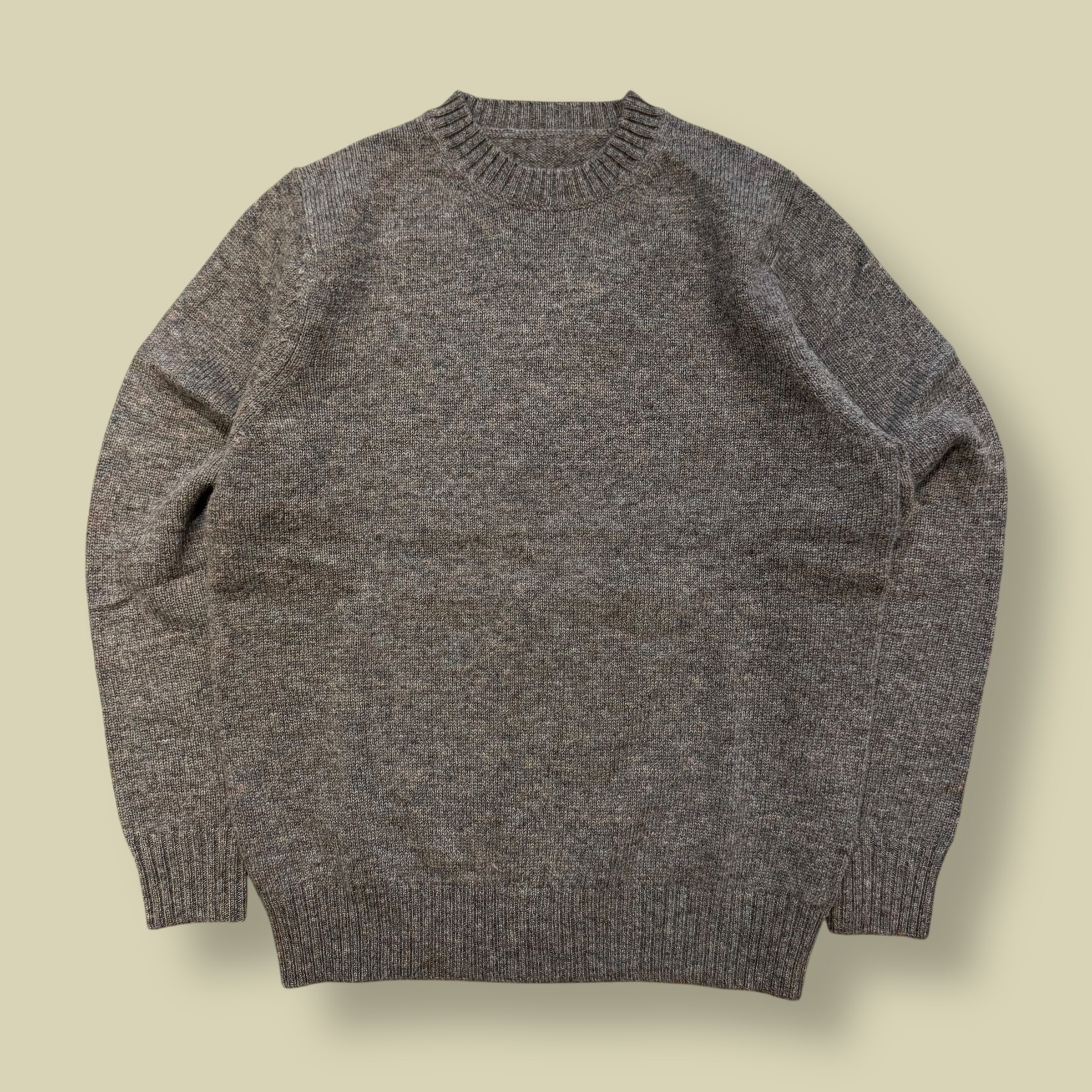 MAGLIONE GIROCOLLO SHETLAND GRIGIO (brand new)