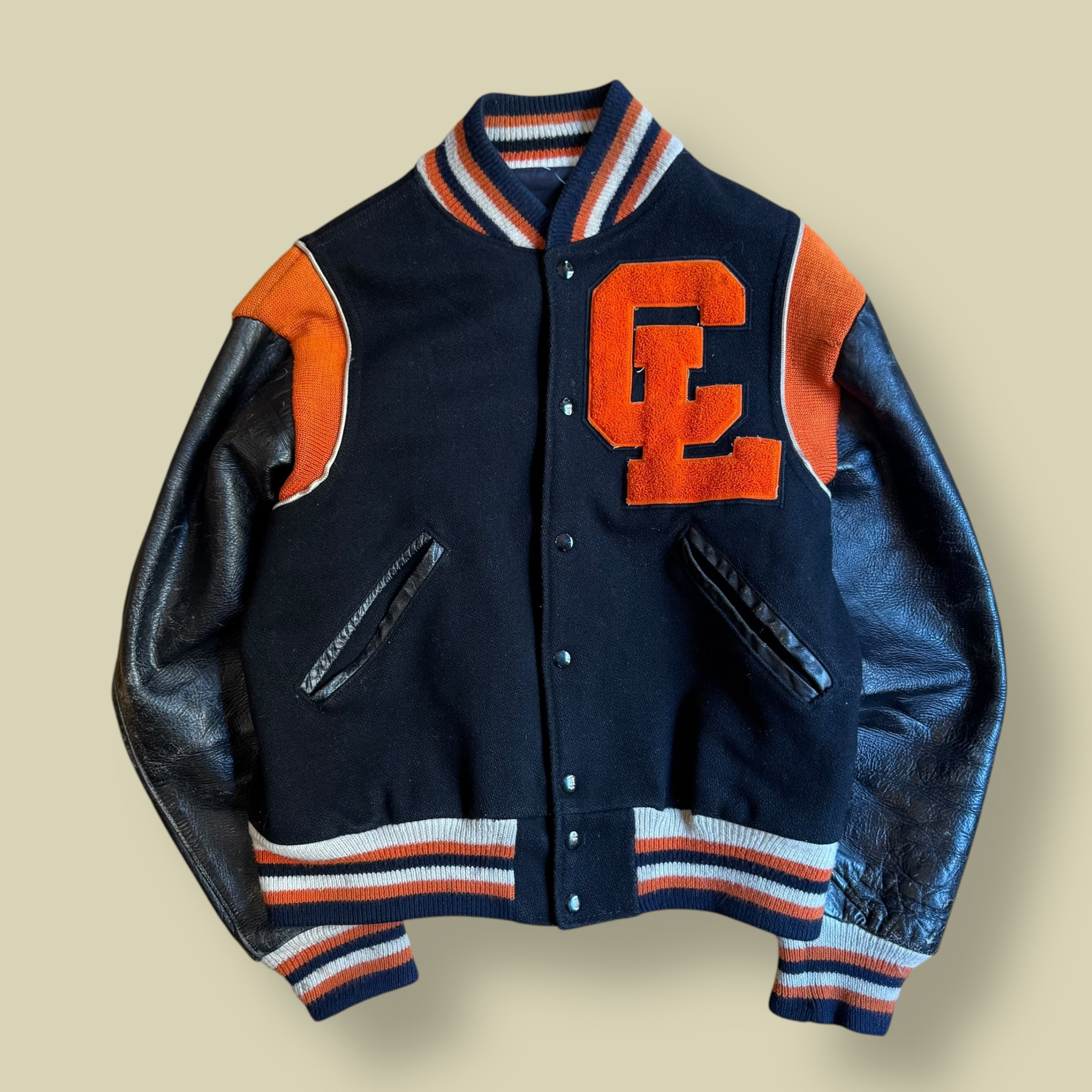 GIACCA VARSITY COLLEGE 50's NERO - L