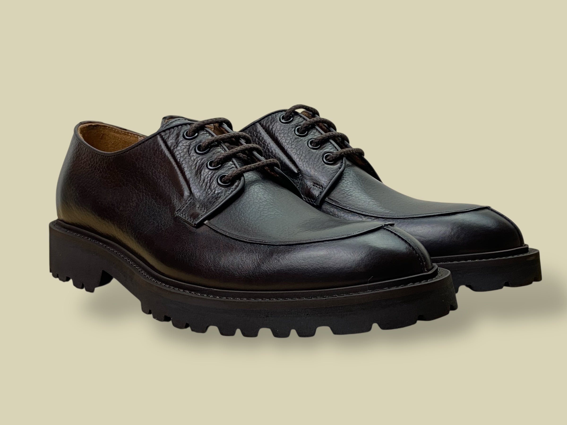 PETER DARK BROWN GRAIN CALF