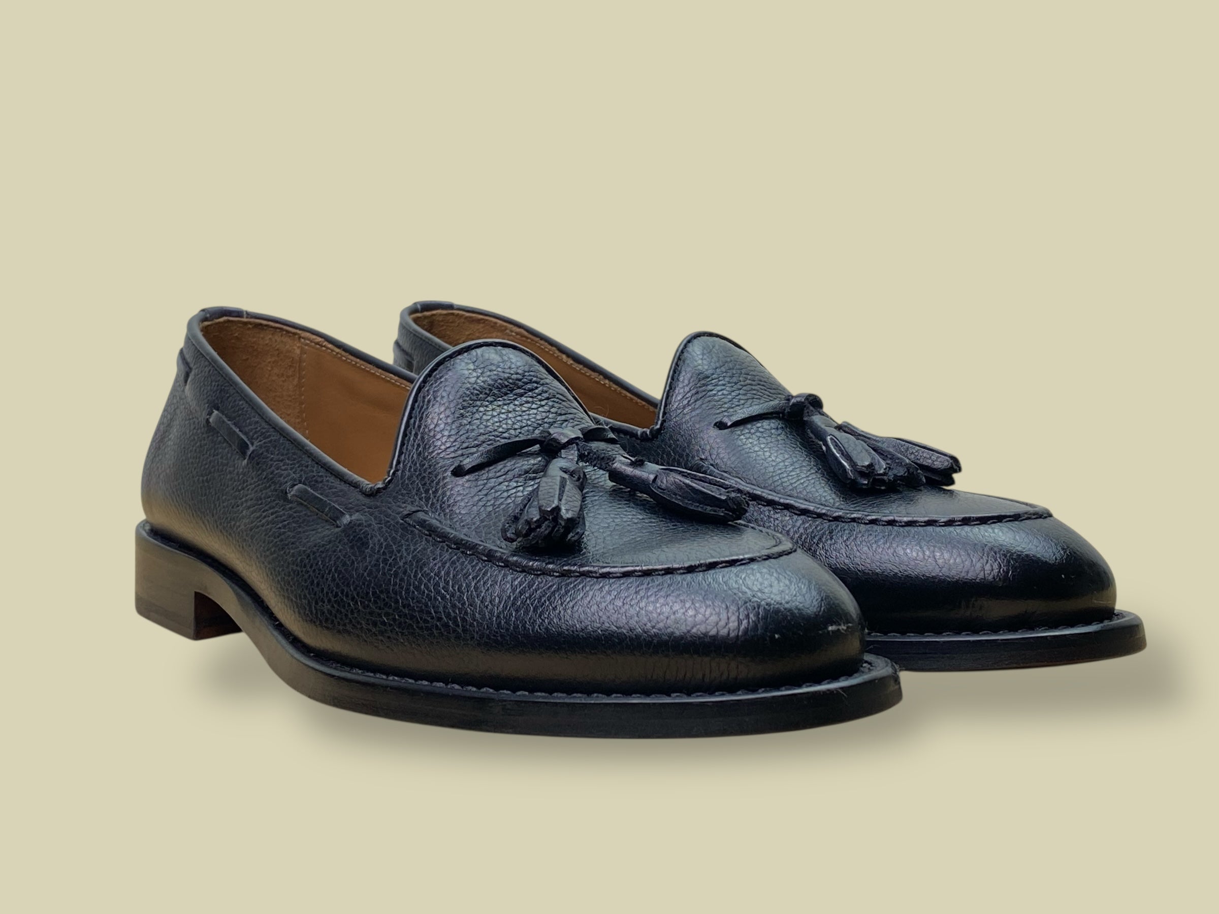 LANCELOT BLACK GRAIN CALF
