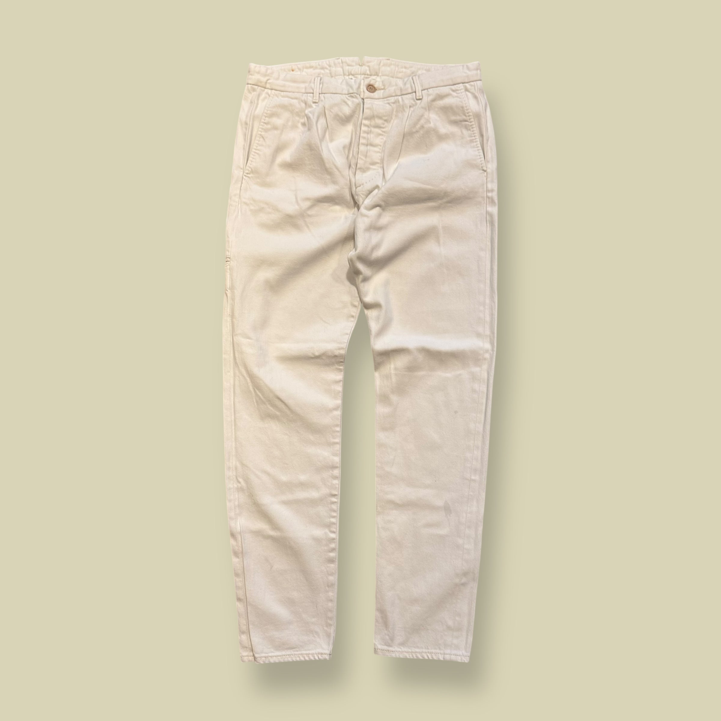 PANTALONI CHINO BIANCO- 33