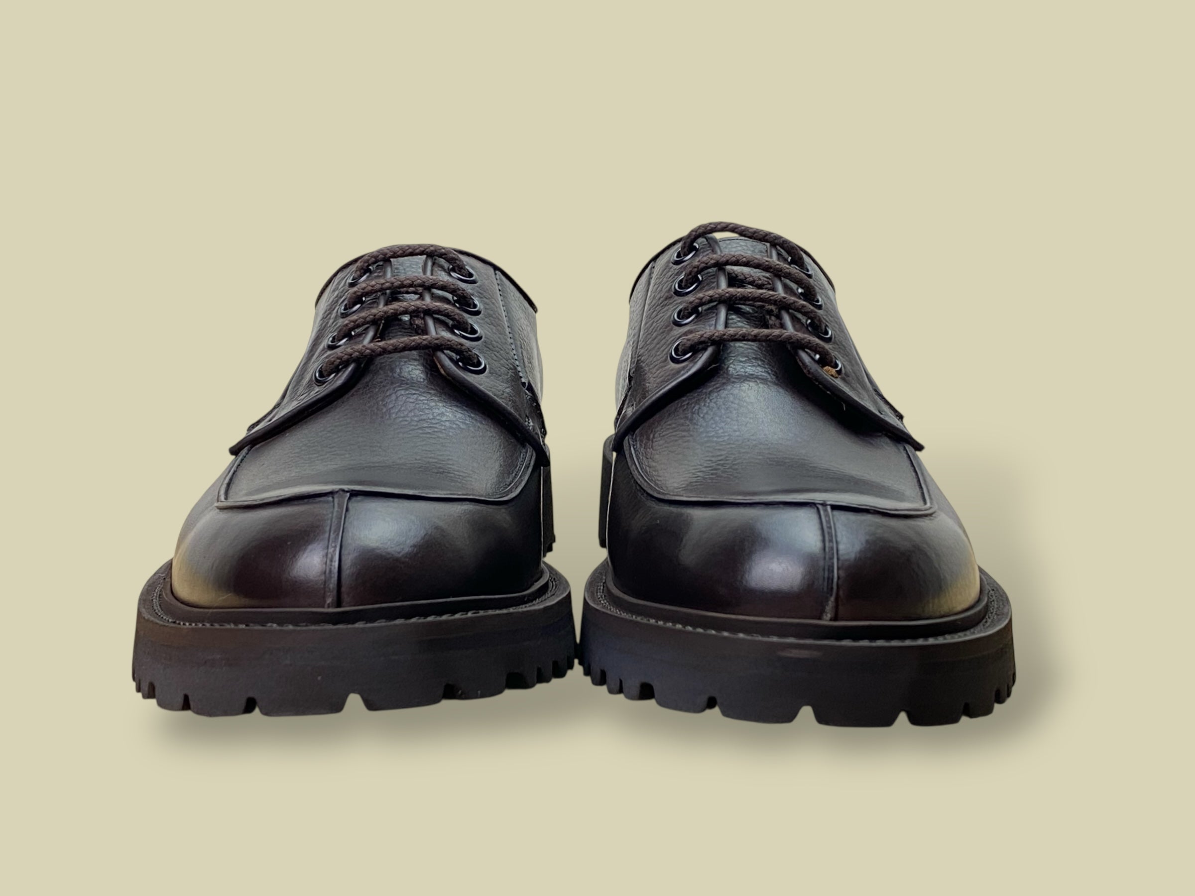 PETER DARK BROWN GRAIN CALF