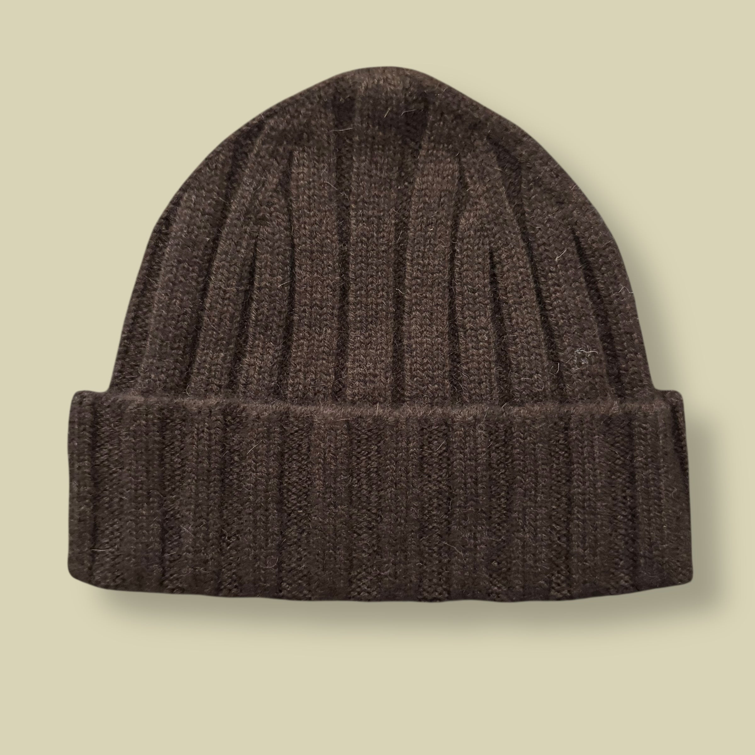 CASHMERE BEANIE COFFEE (brand new)