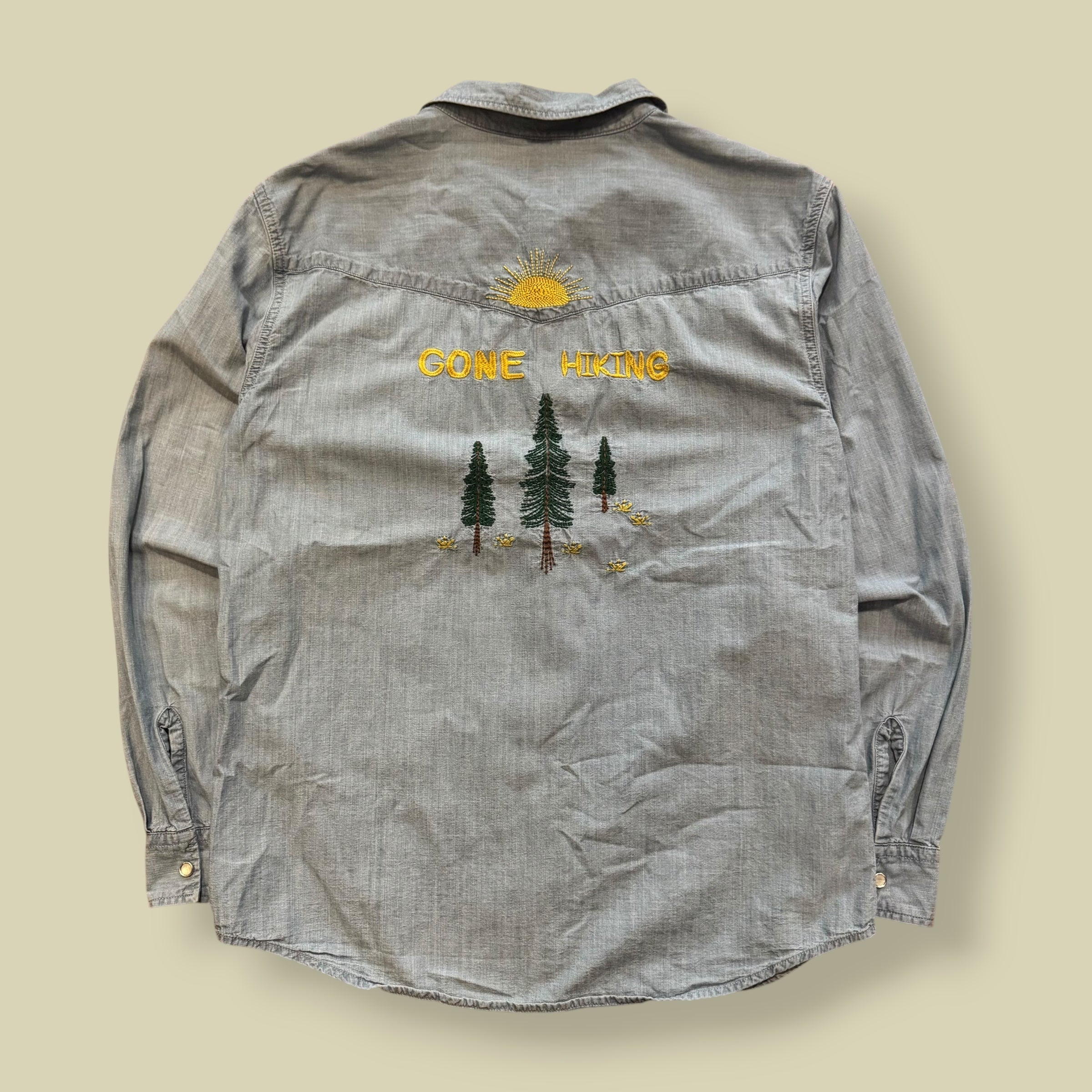 CAMICIA DENIM BLU - M