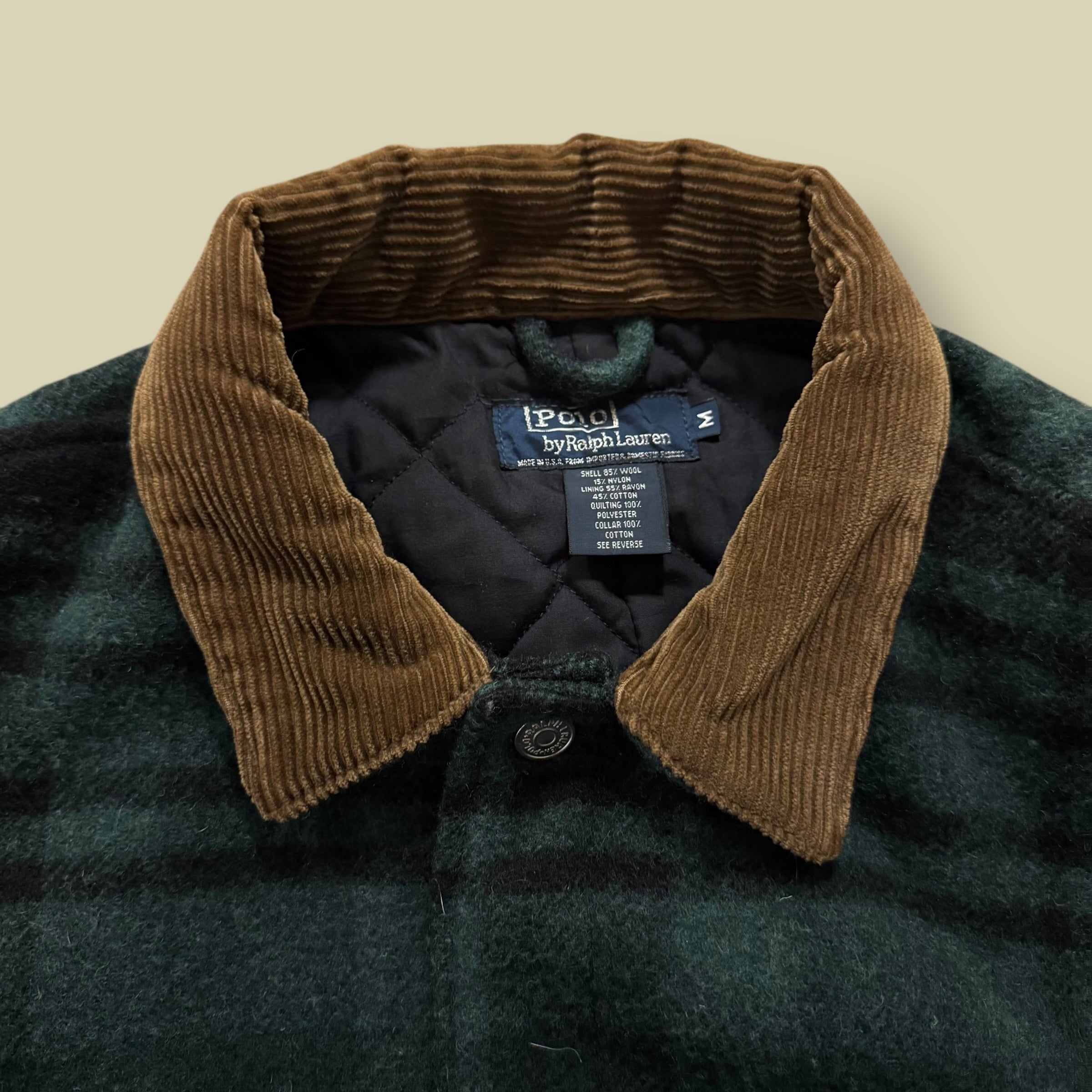 GIACCA IN LANA TARTAN CHECK VERDE - M