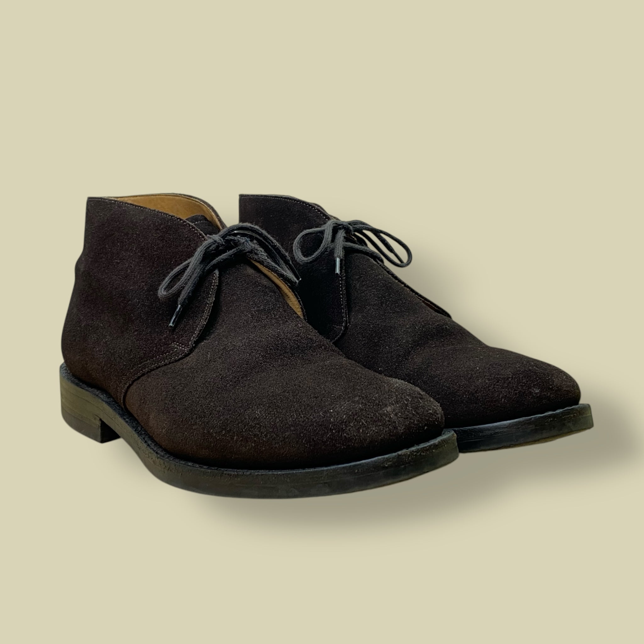 RYDER III DARK BROWN SUEDE VINTAGE