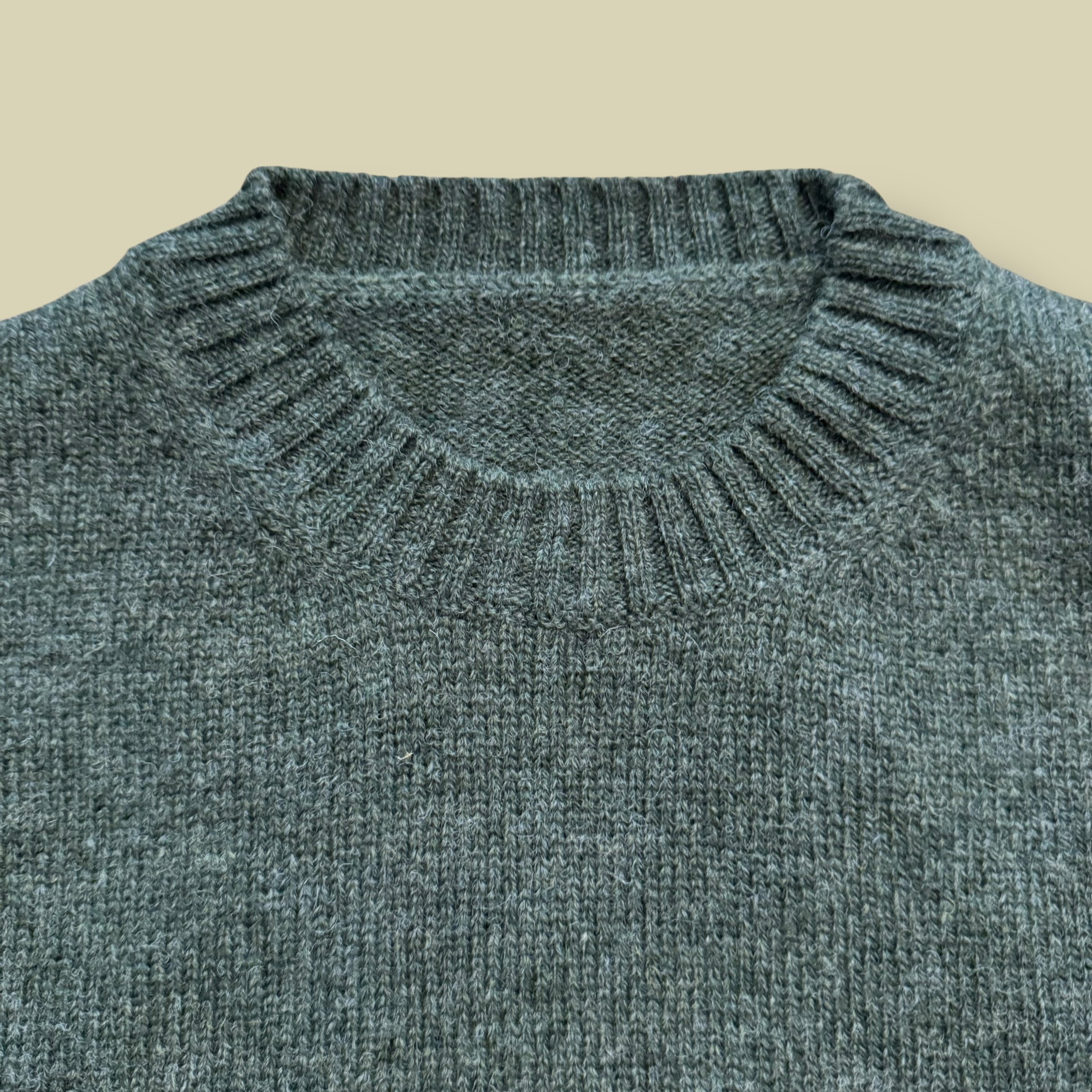 MAGLIONE GIROCOLLO SHETLAND VERDE (brand new)