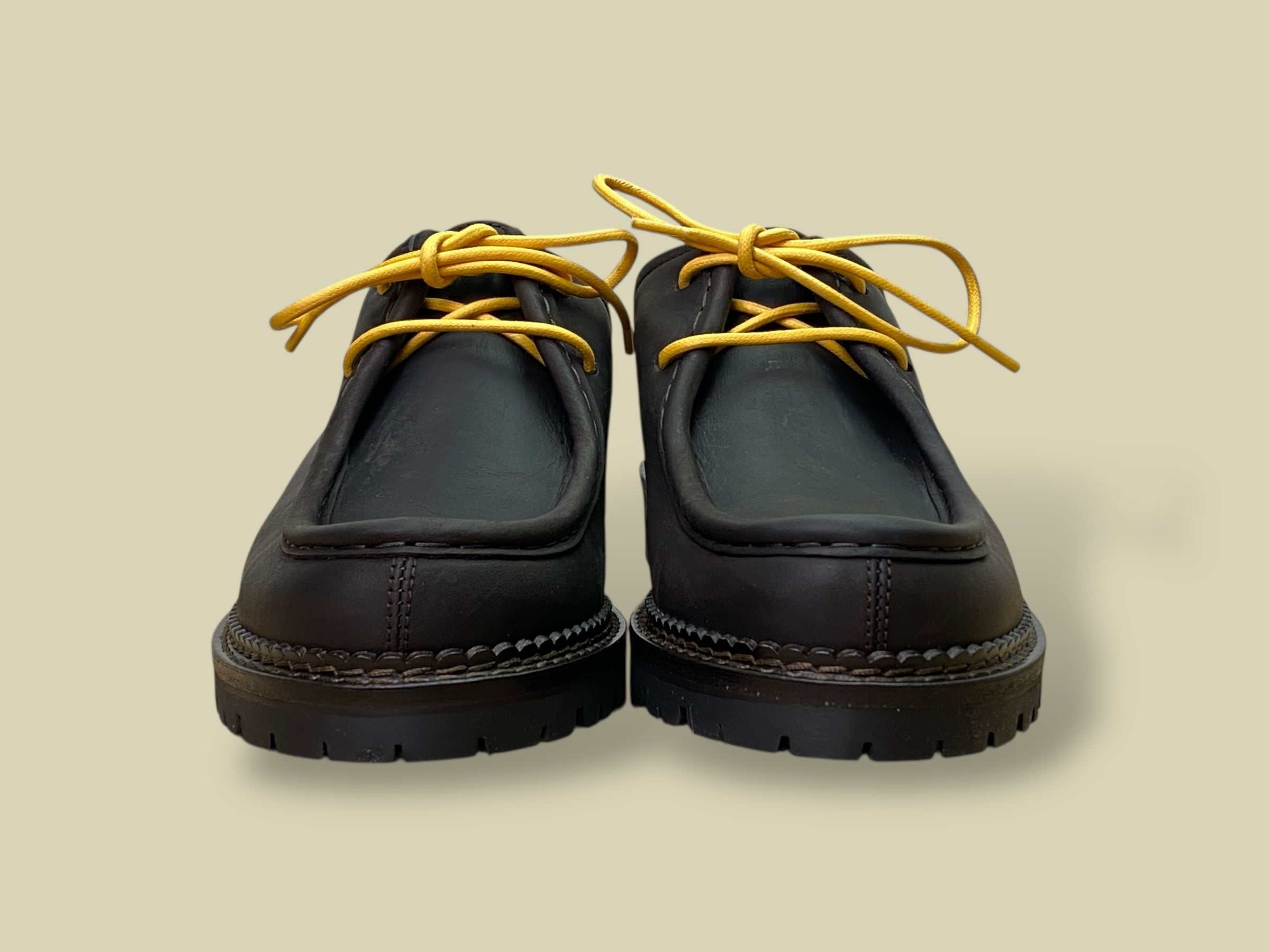 INGEGNERE DARK BROWN WAXED CALF