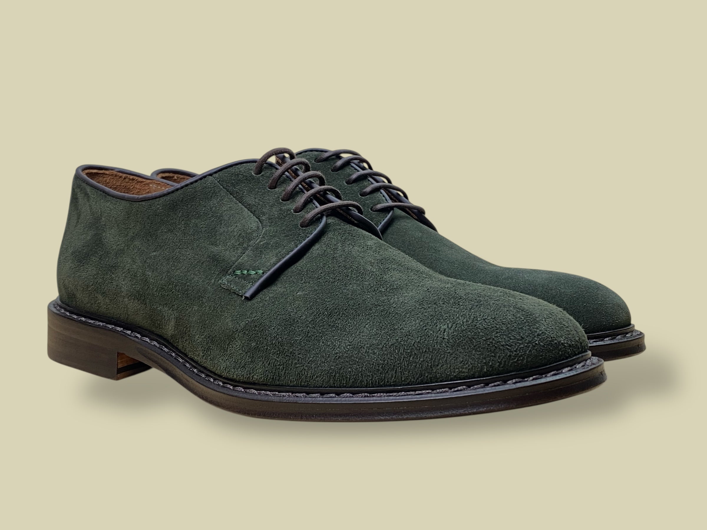 SHANNON GREEN SUEDE
