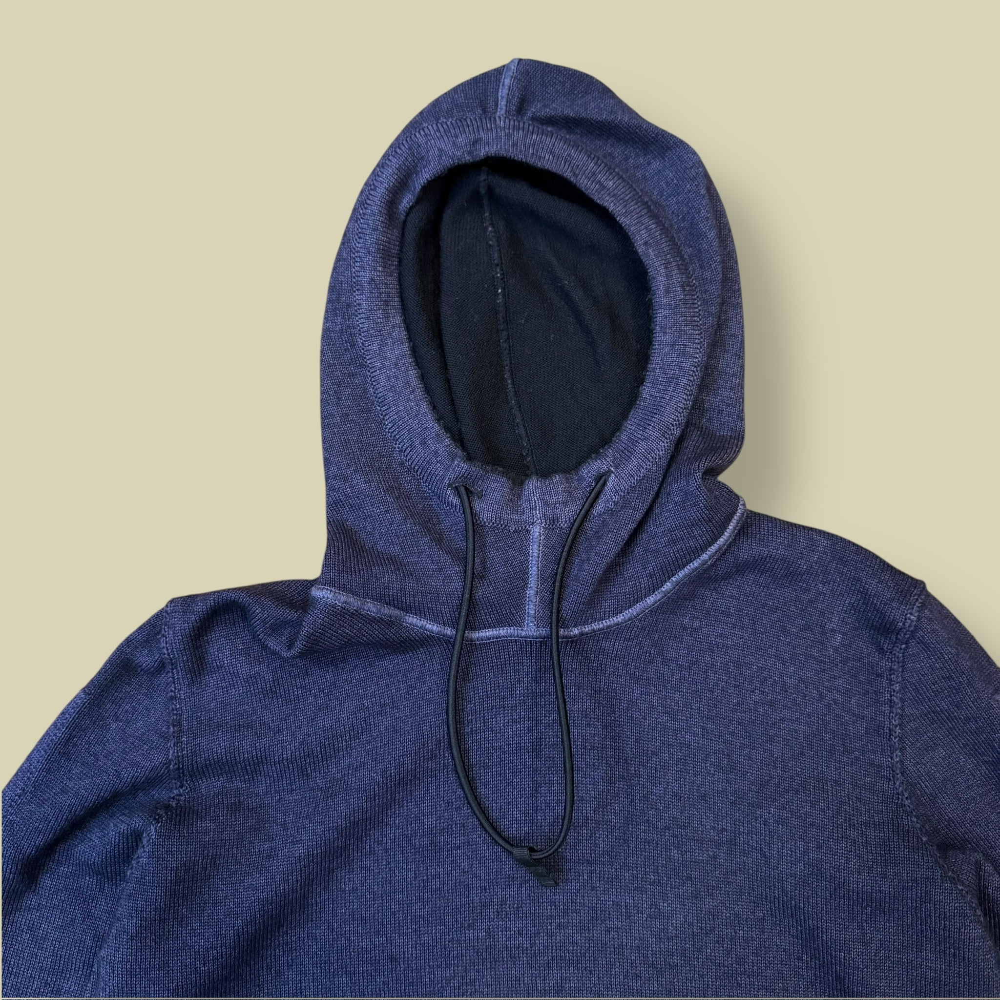 MAGLIONE HOODIE BLU - M