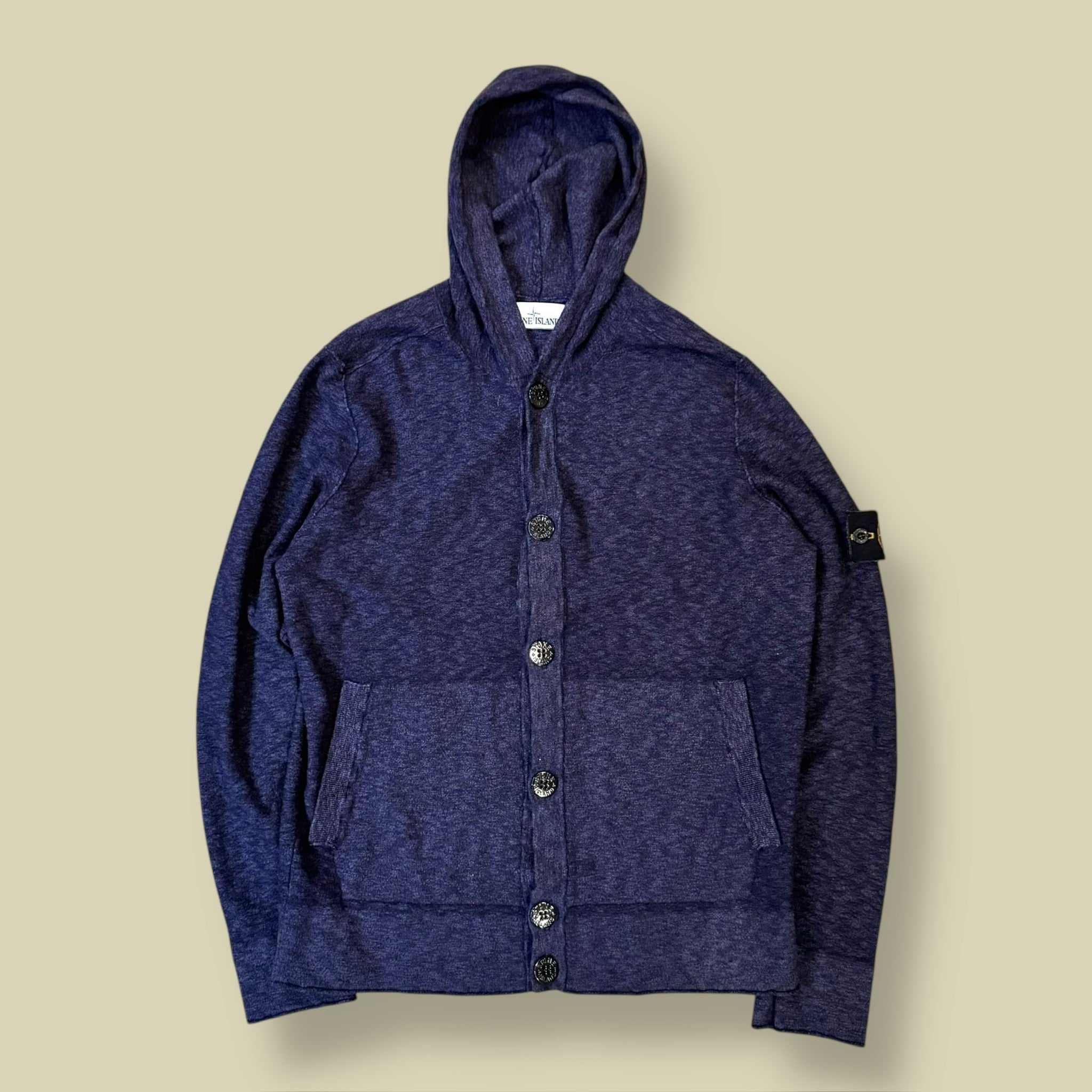 FELPA HOODIE POCKET BLU - L