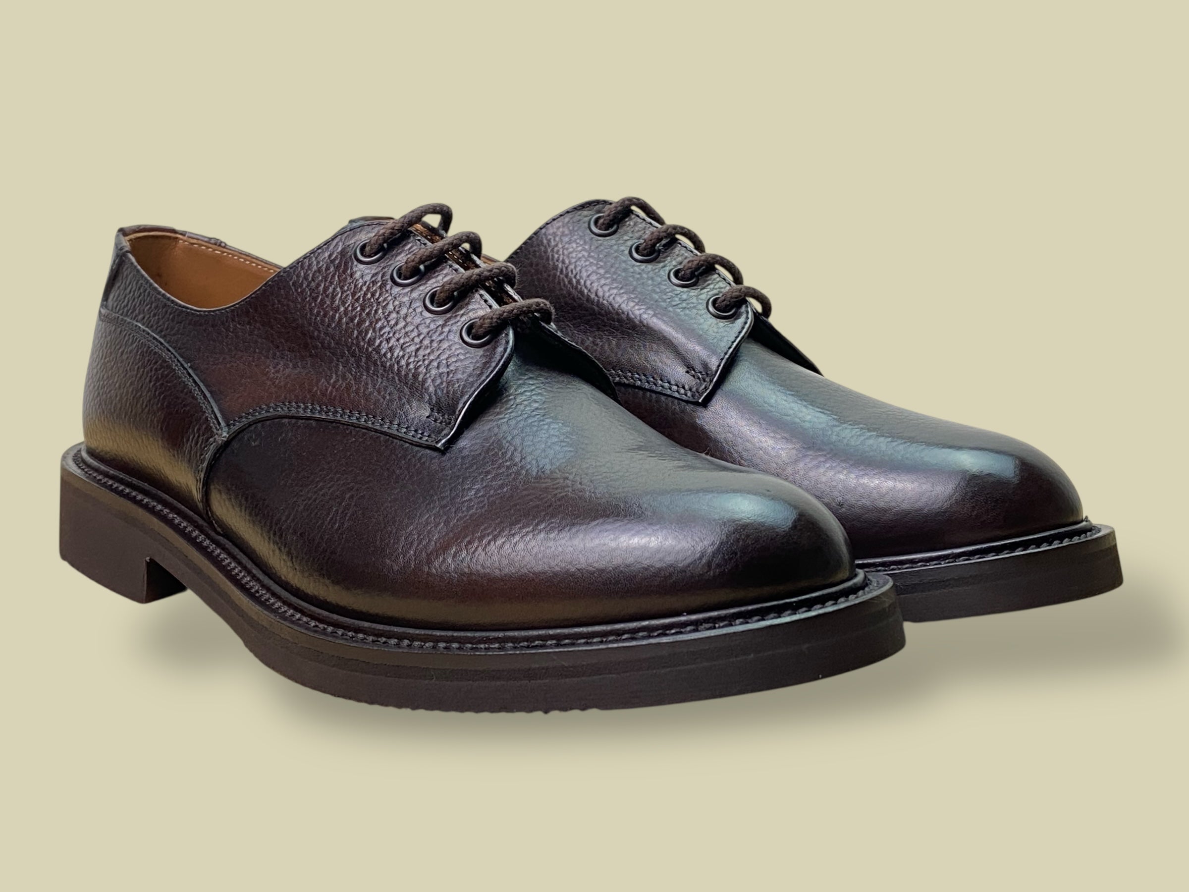 GEORGE DARK BROWN GRAIN CALF