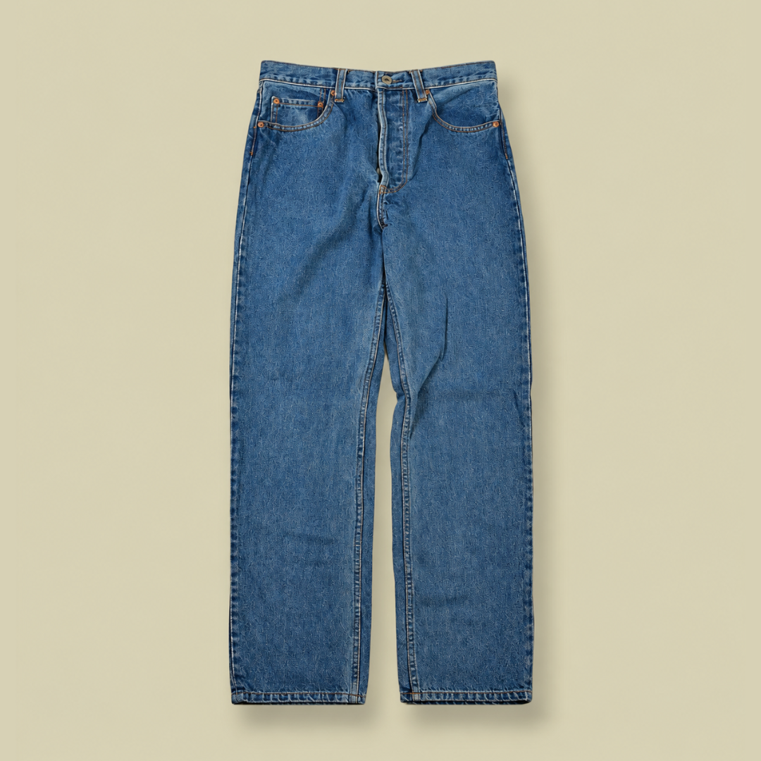 JEANS 501 MADE IN USA BLUE WASH