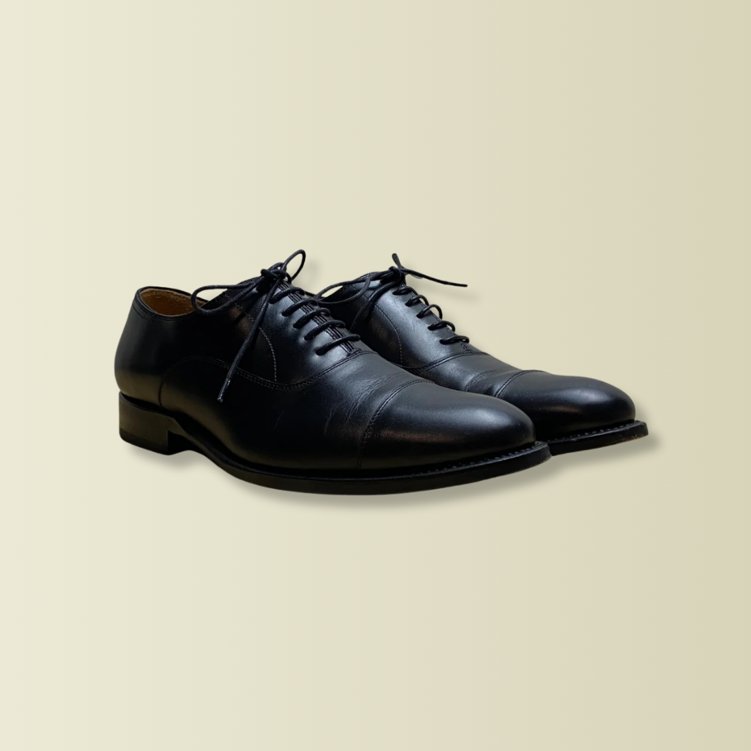 OXFORD BLACK CALF (VINTAGE)